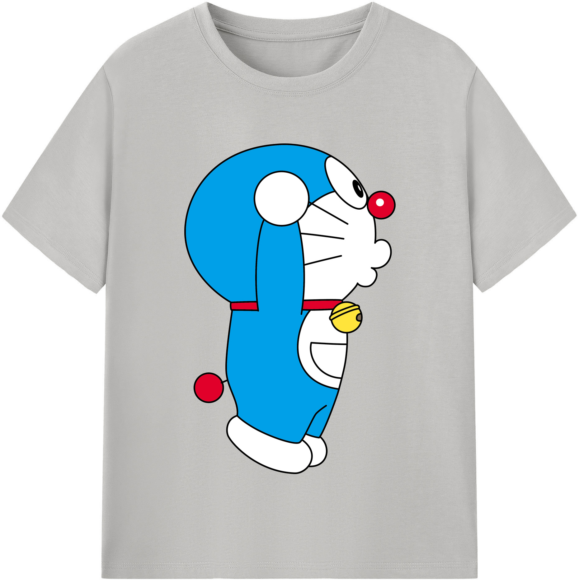 （画像用） ドラえもん Doraemon レディースカジュアルプリントTシャツ（綿100％）