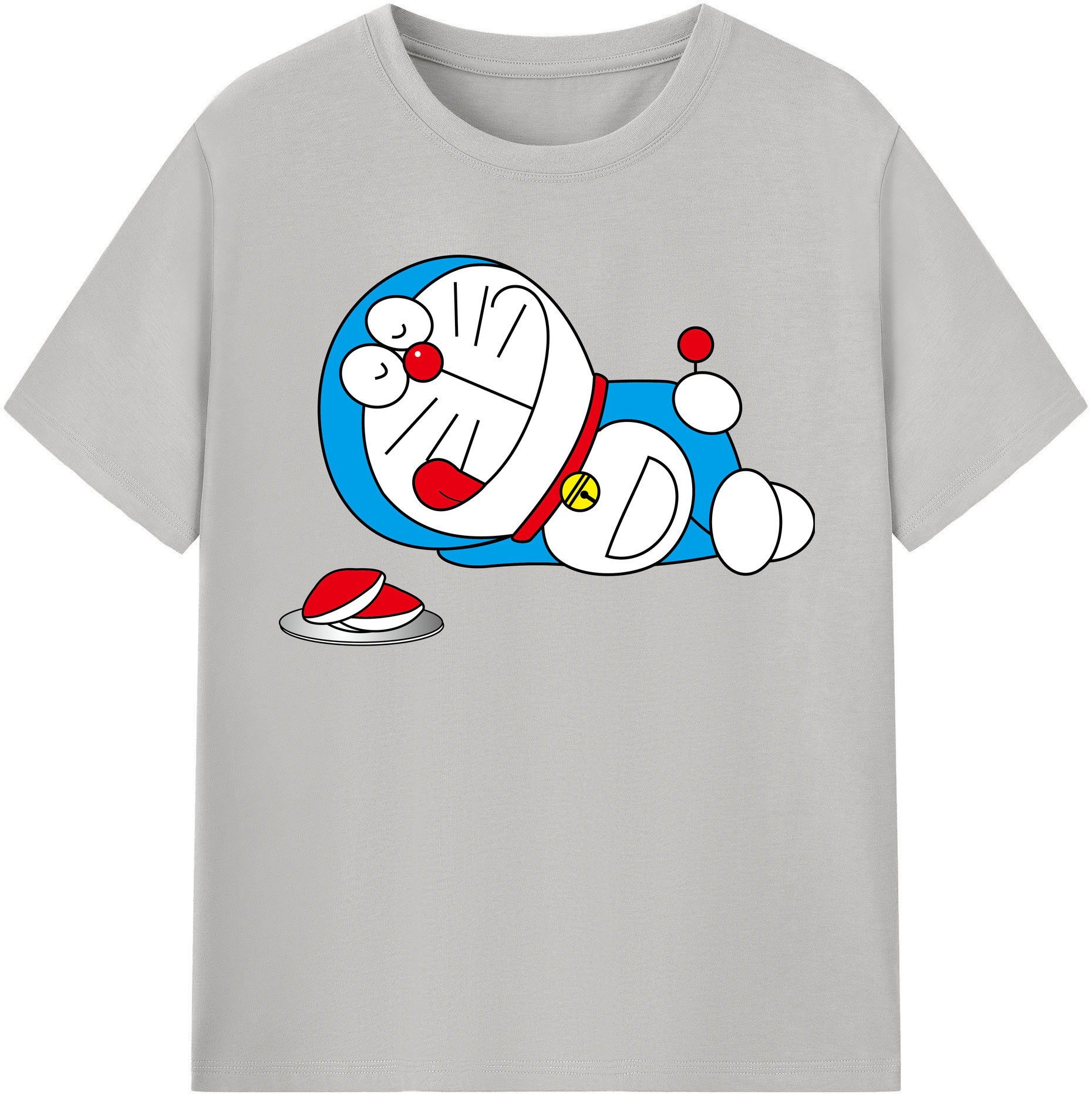 （画像用） ドラえもん Doraemon レディースカジュアルプリントTシャツ（綿100％）
