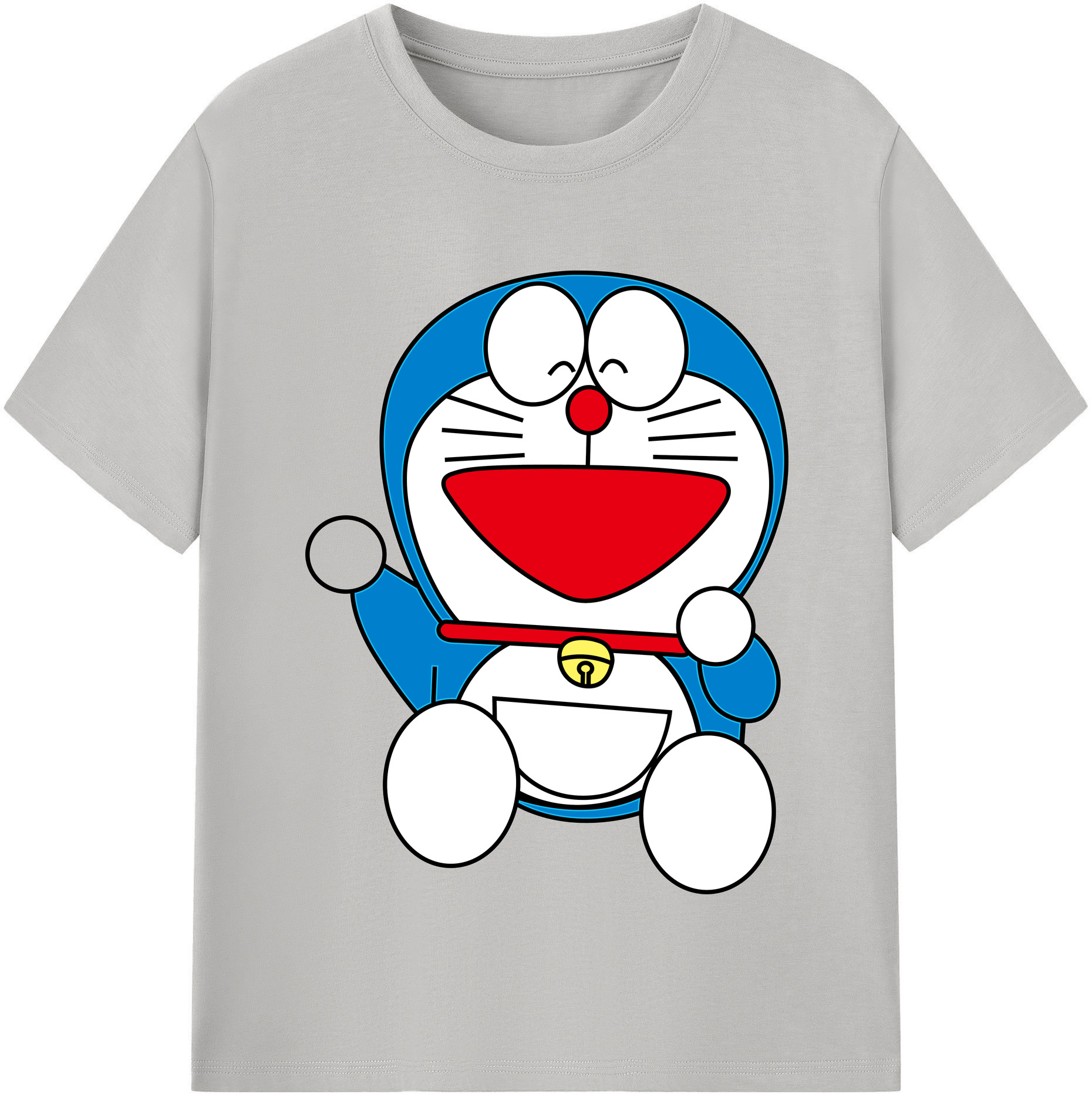 （画像用） ドラえもん Doraemon レディースカジュアルプリントTシャツ（綿100％）