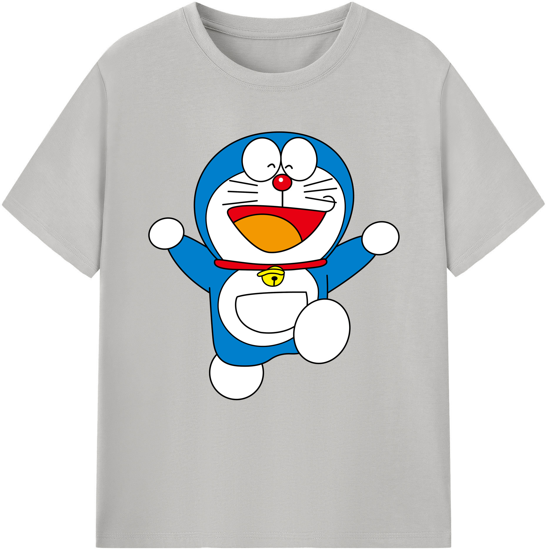 （画像用） ドラえもん Doraemon レディースカジュアルプリントTシャツ（綿100％）