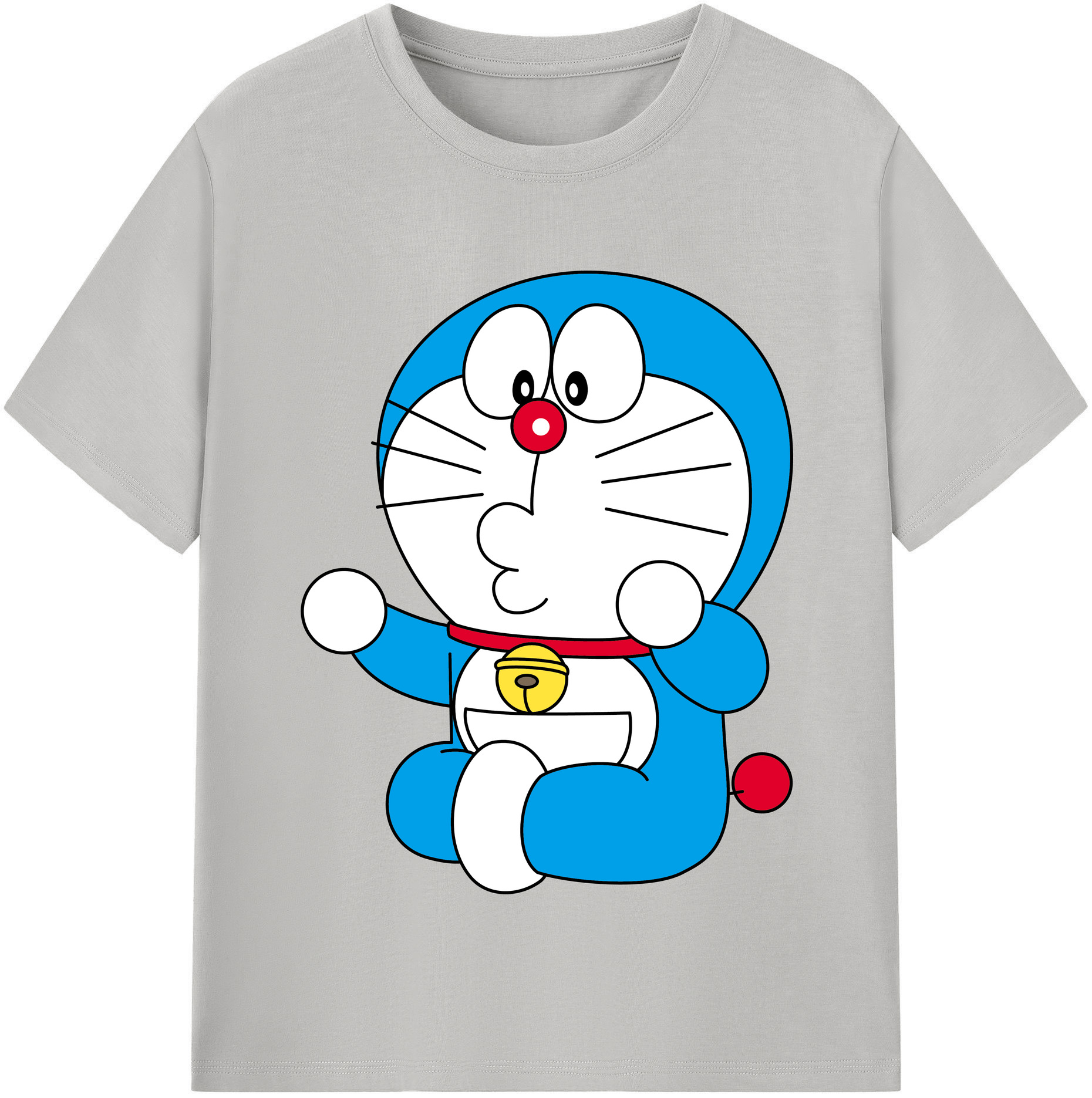 （画像用） ドラえもん Doraemon レディースカジュアルプリントTシャツ（綿100％）