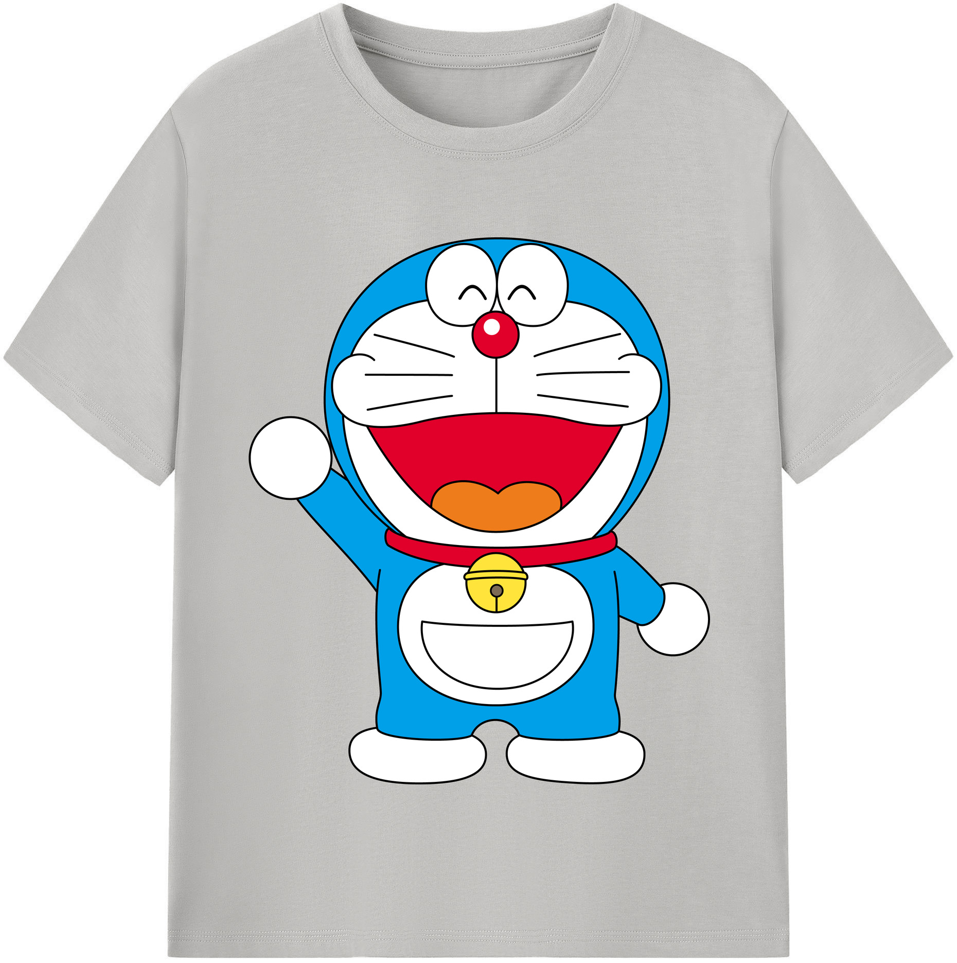 （画像用） ドラえもん Doraemon レディースカジュアルプリントTシャツ（綿100％）