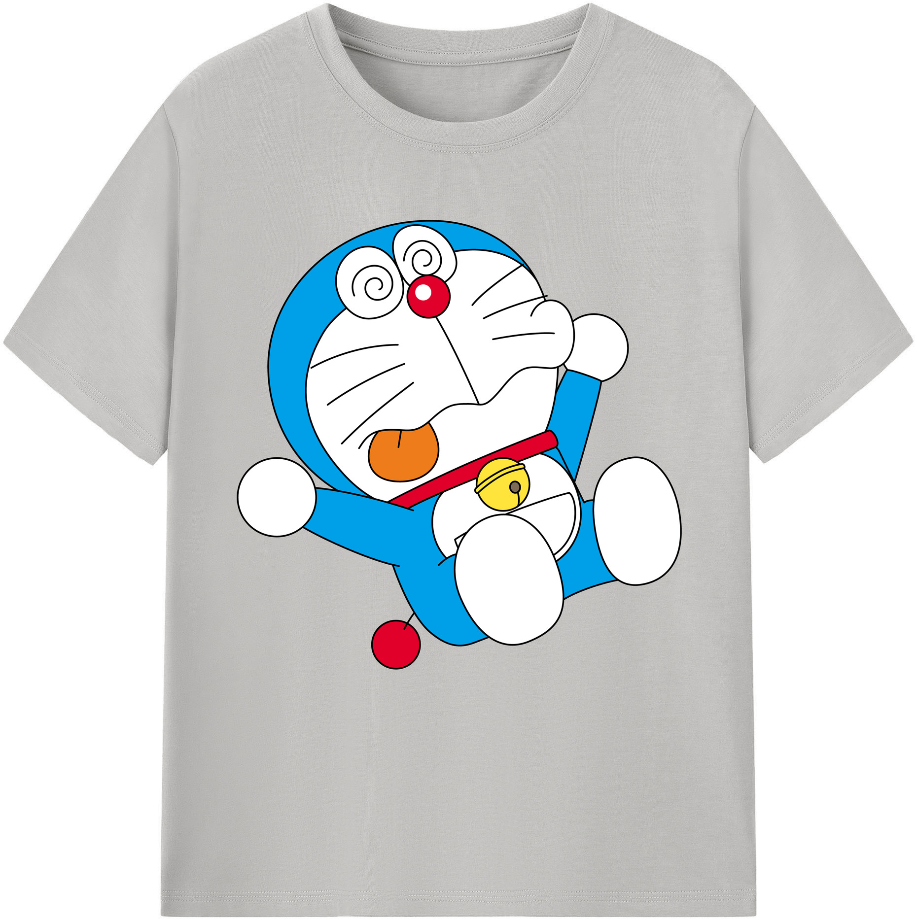 （画像用） ドラえもん Doraemon レディースカジュアルプリントTシャツ（綿100％）