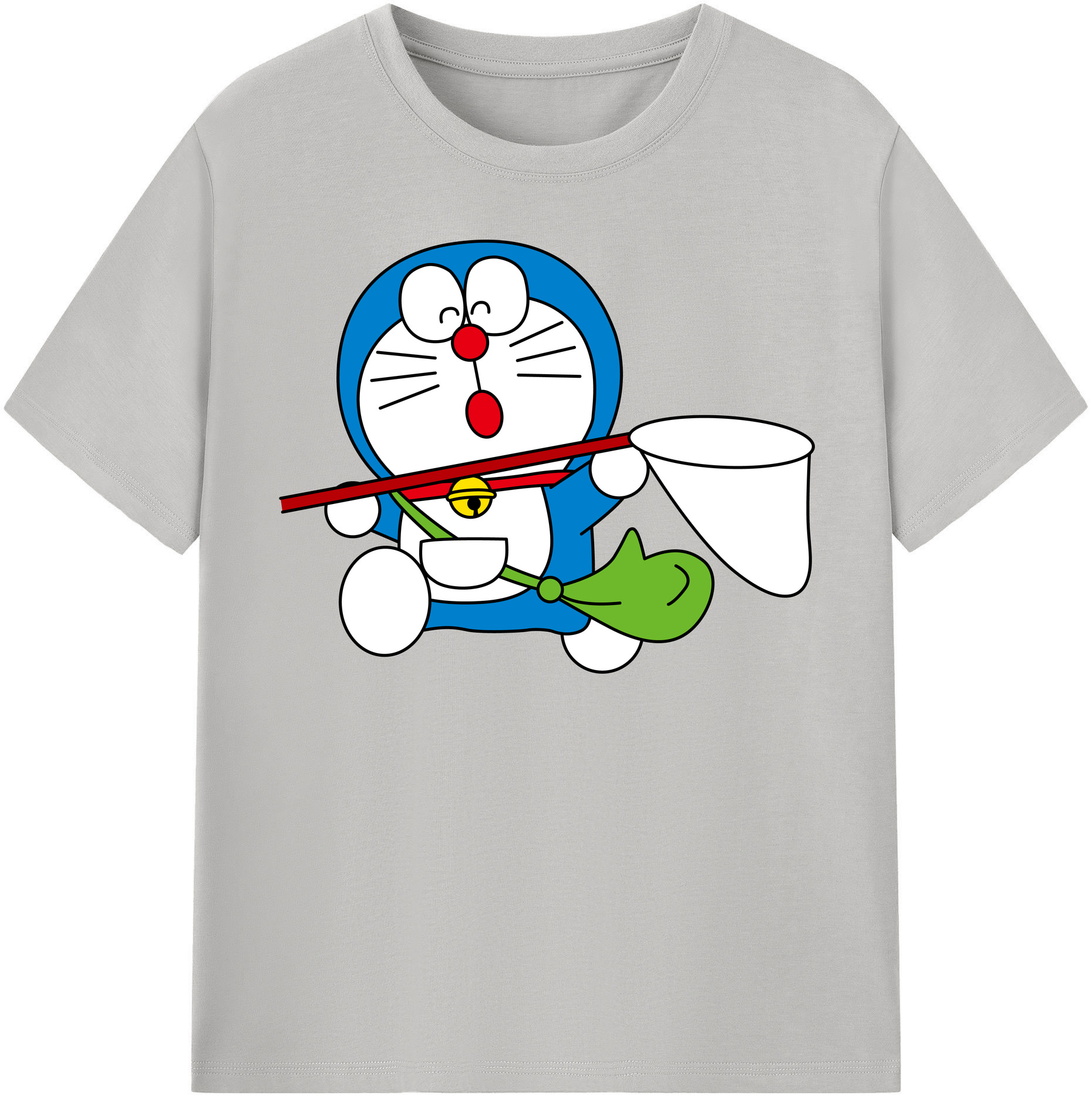 （画像用） ドラえもん Doraemon レディースカジュアルプリントTシャツ（綿100％）