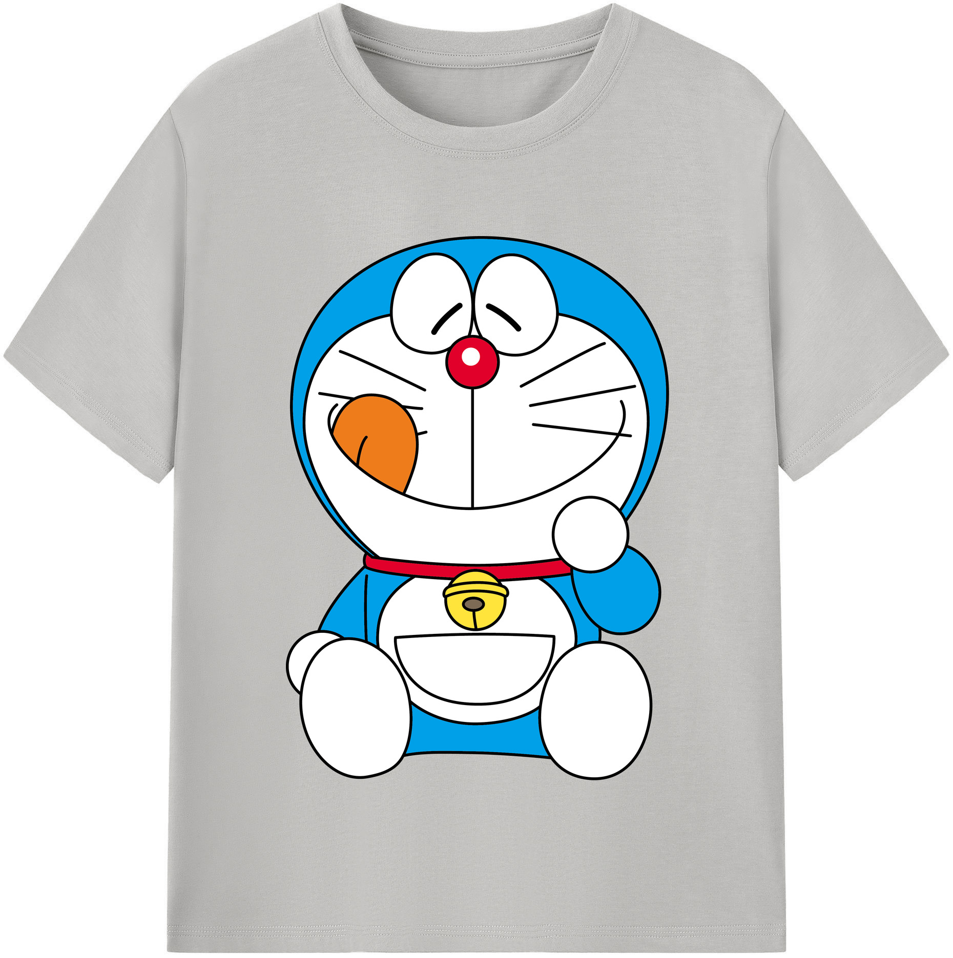 （画像用） ドラえもん Doraemon レディースカジュアルプリントTシャツ（綿100％）