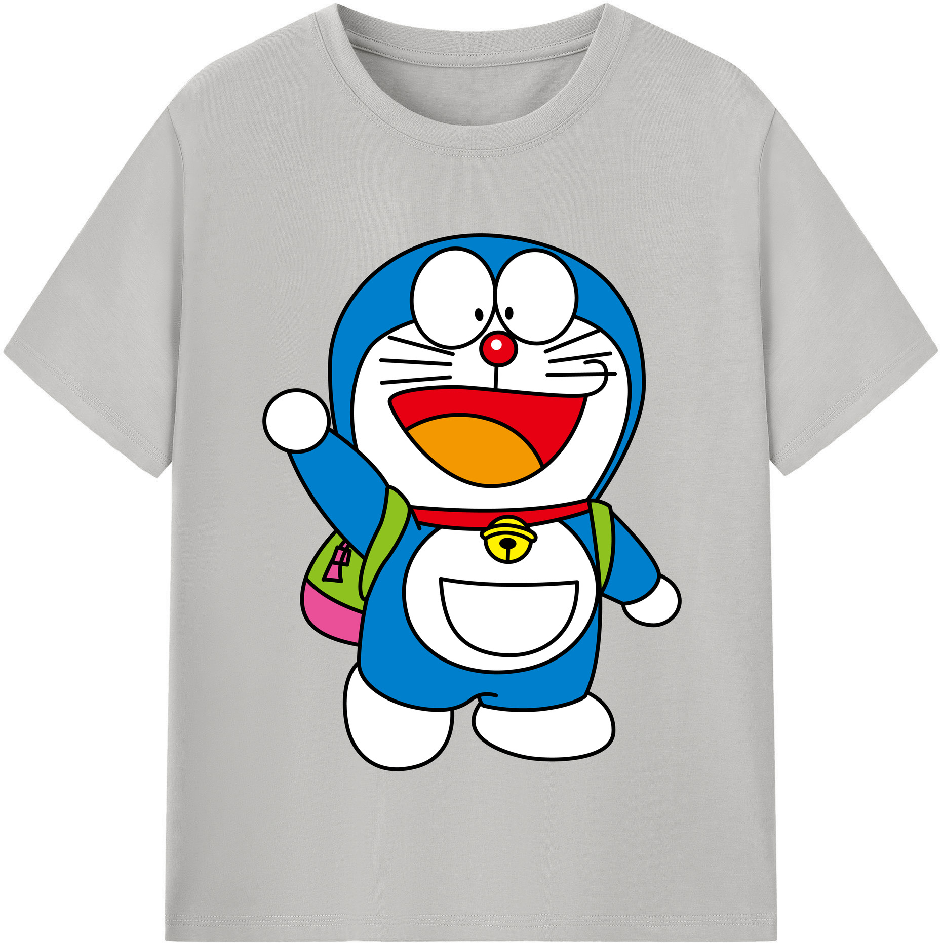 （画像用） ドラえもん Doraemon レディースカジュアルプリントTシャツ（綿100％）