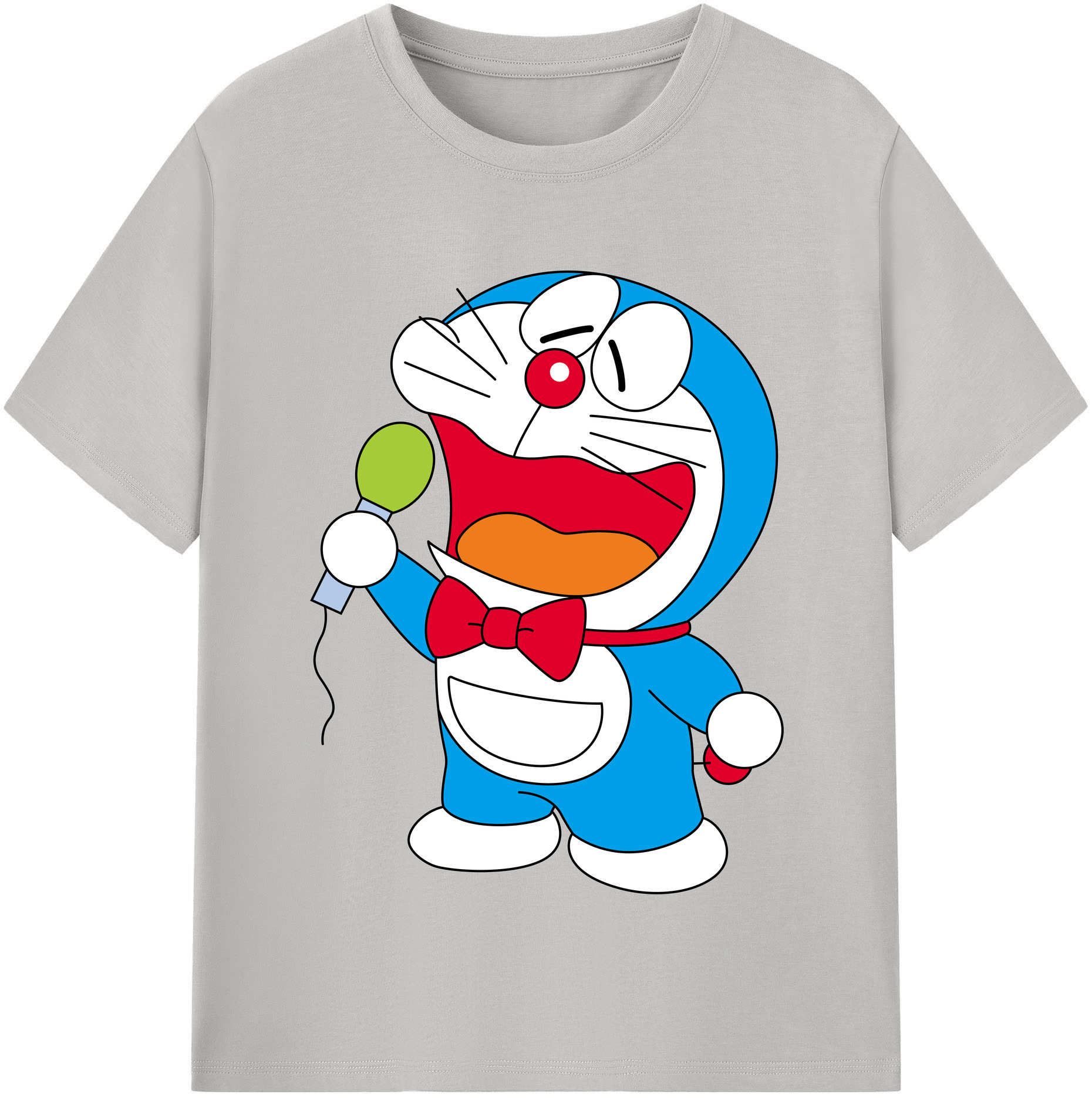 （画像用） ドラえもん Doraemon レディースカジュアルプリントTシャツ（綿100％）