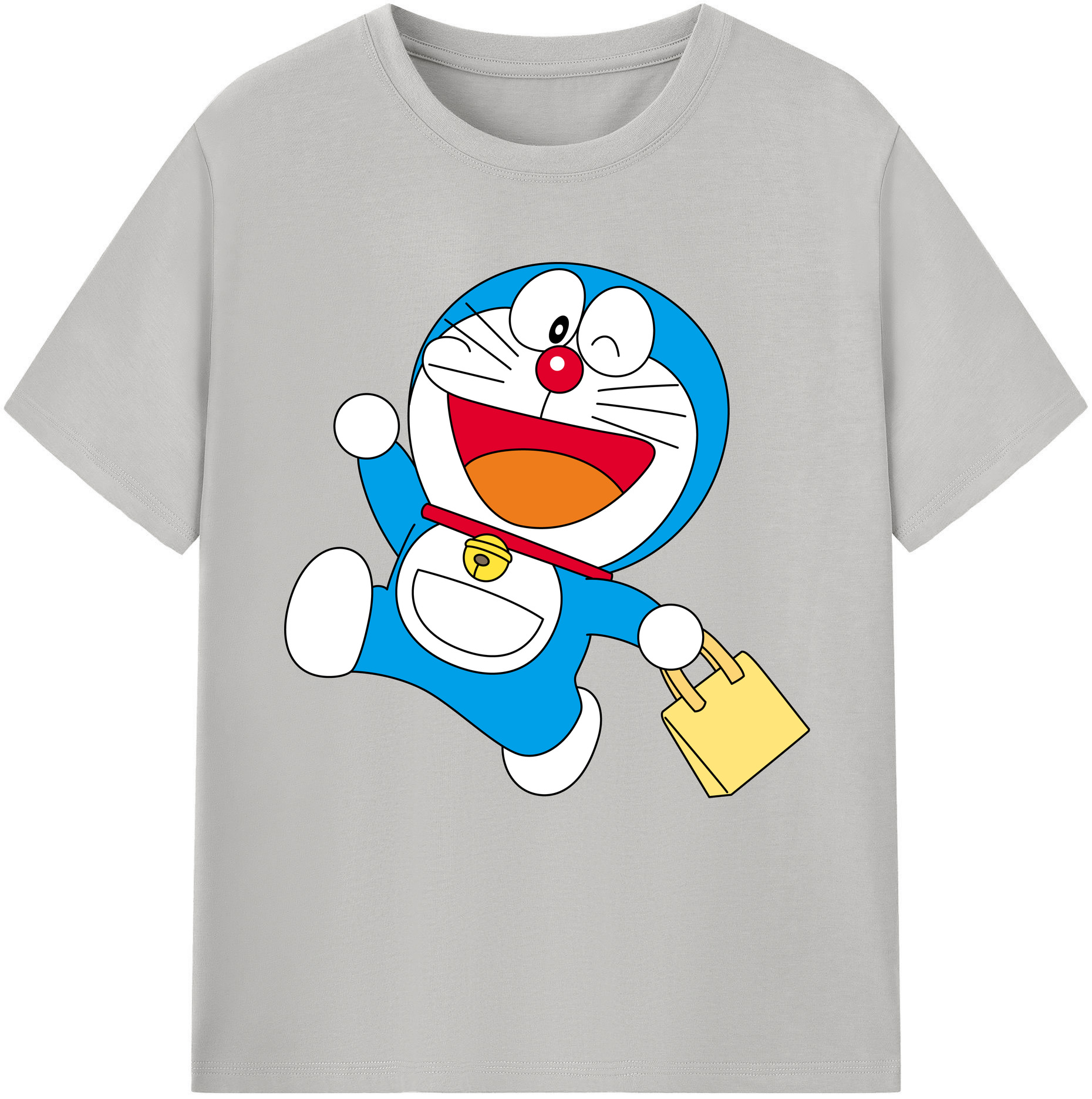 （画像用） ドラえもん Doraemon レディースカジュアルプリントTシャツ（綿100％）