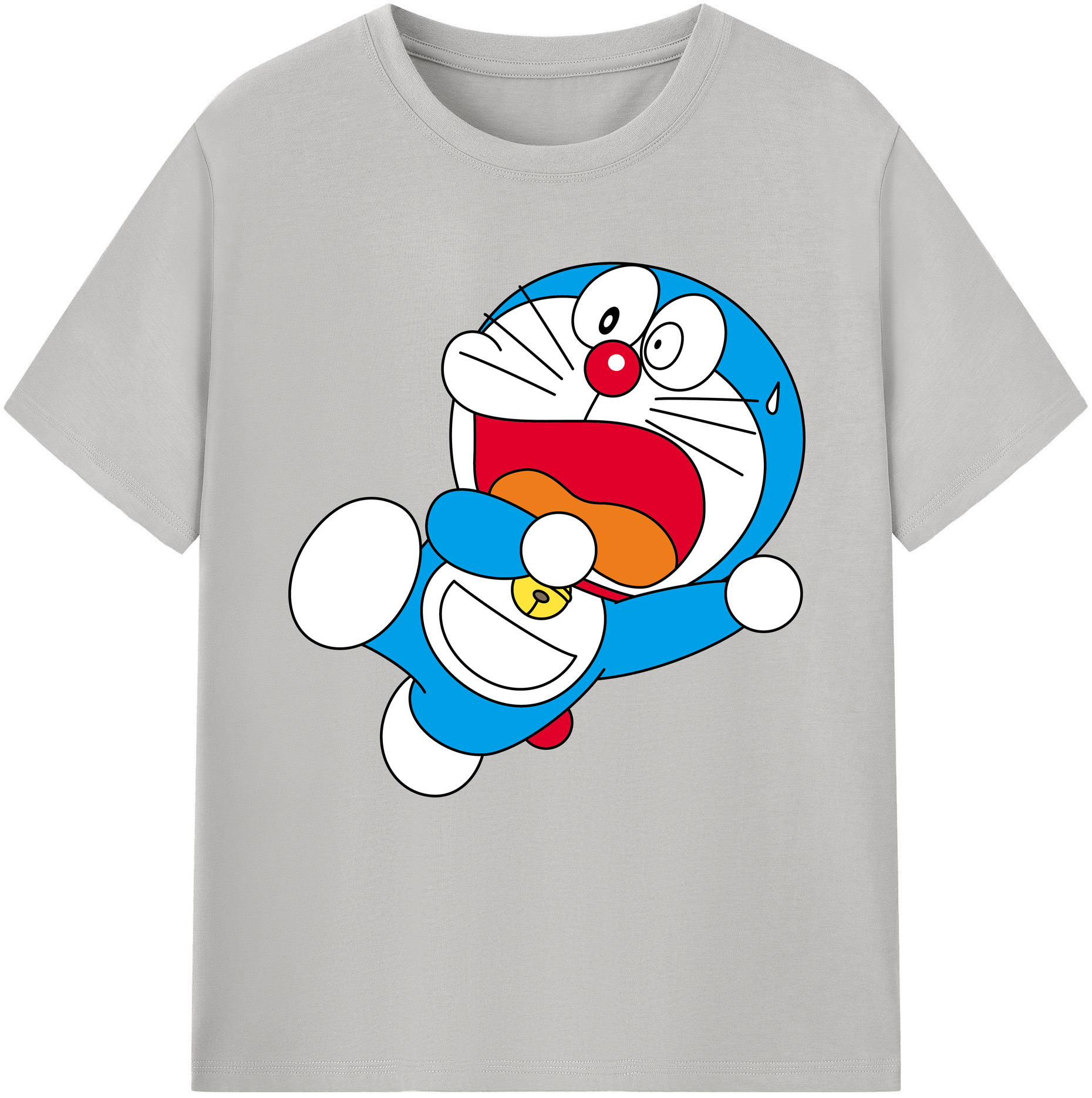 （画像用） ドラえもん Doraemon レディースカジュアルプリントTシャツ（綿100％）