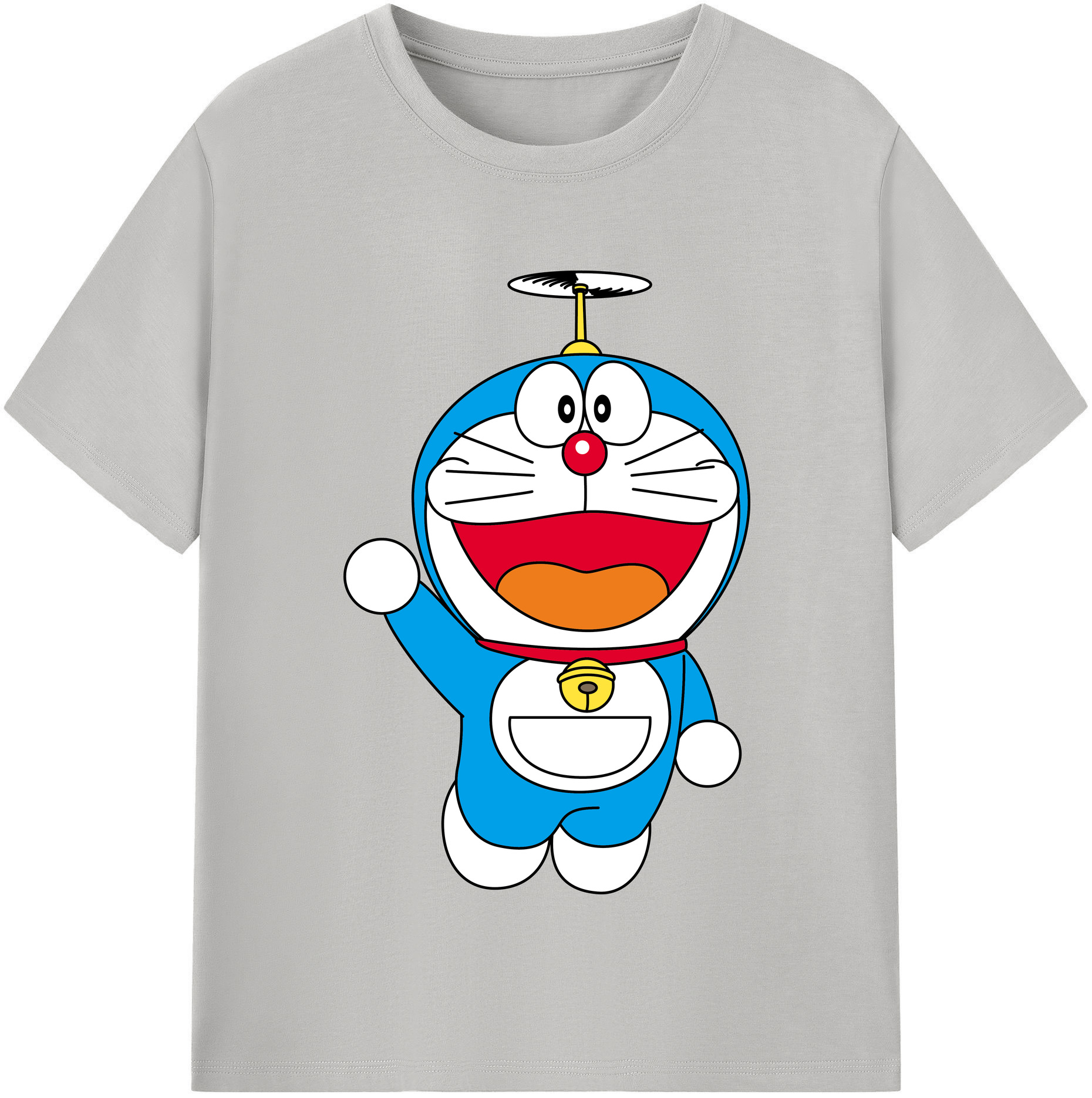 （画像用） ドラえもん Doraemon レディースカジュアルプリントTシャツ（綿100％）