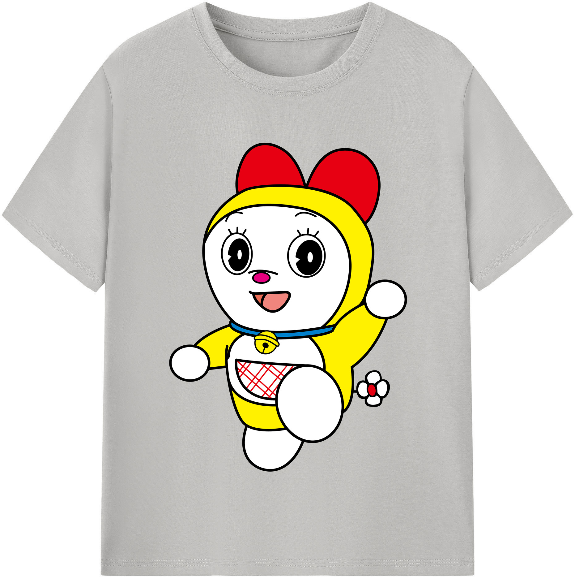 （画像用） ドラえもん ドラミ Doraemon Dorami レディースカジュアルプリントTシャツ（綿100％）