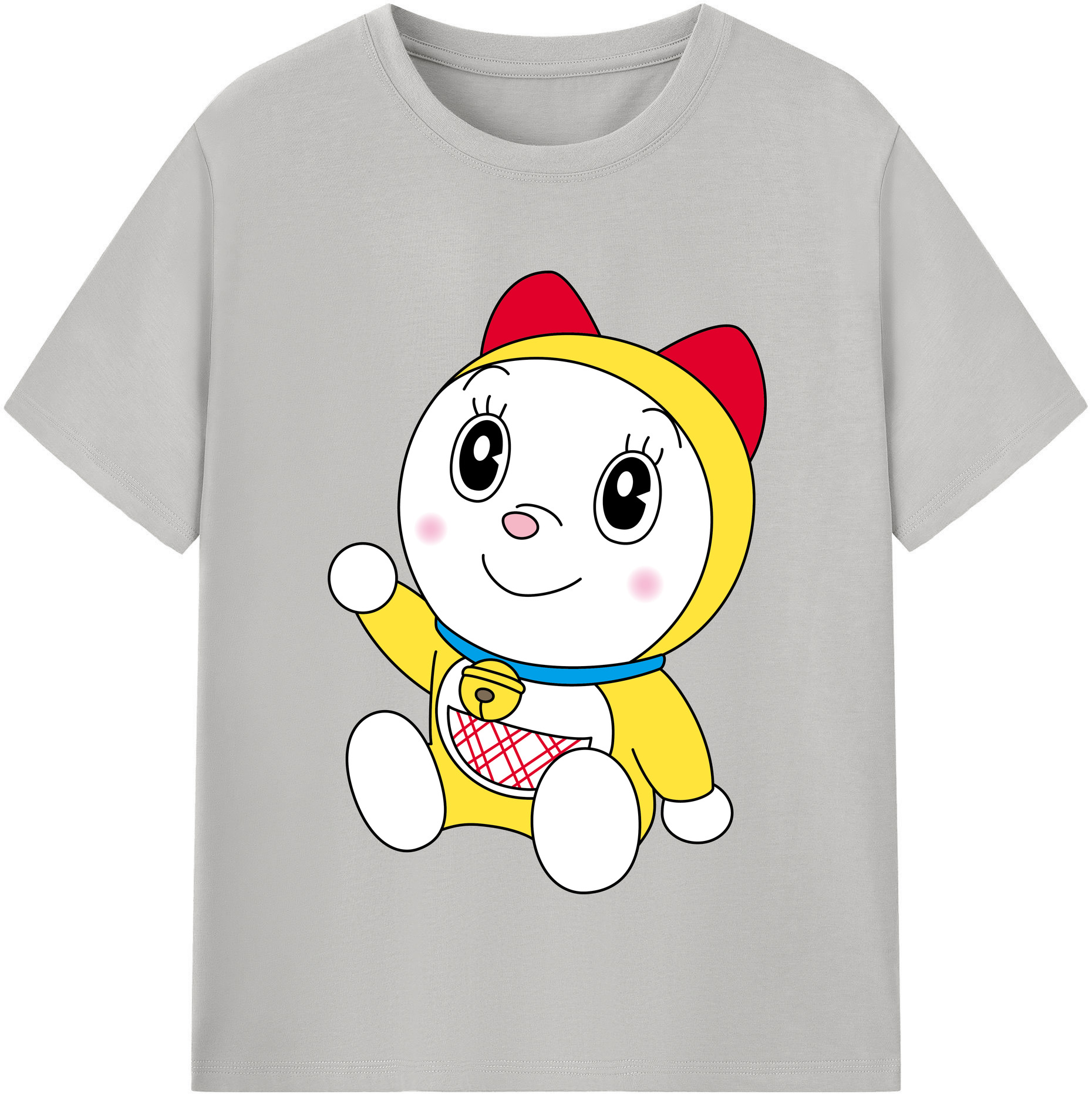 （画像用） ドラえもん ドラミ Doraemon Dorami レディースカジュアルプリントTシャツ（綿100％）