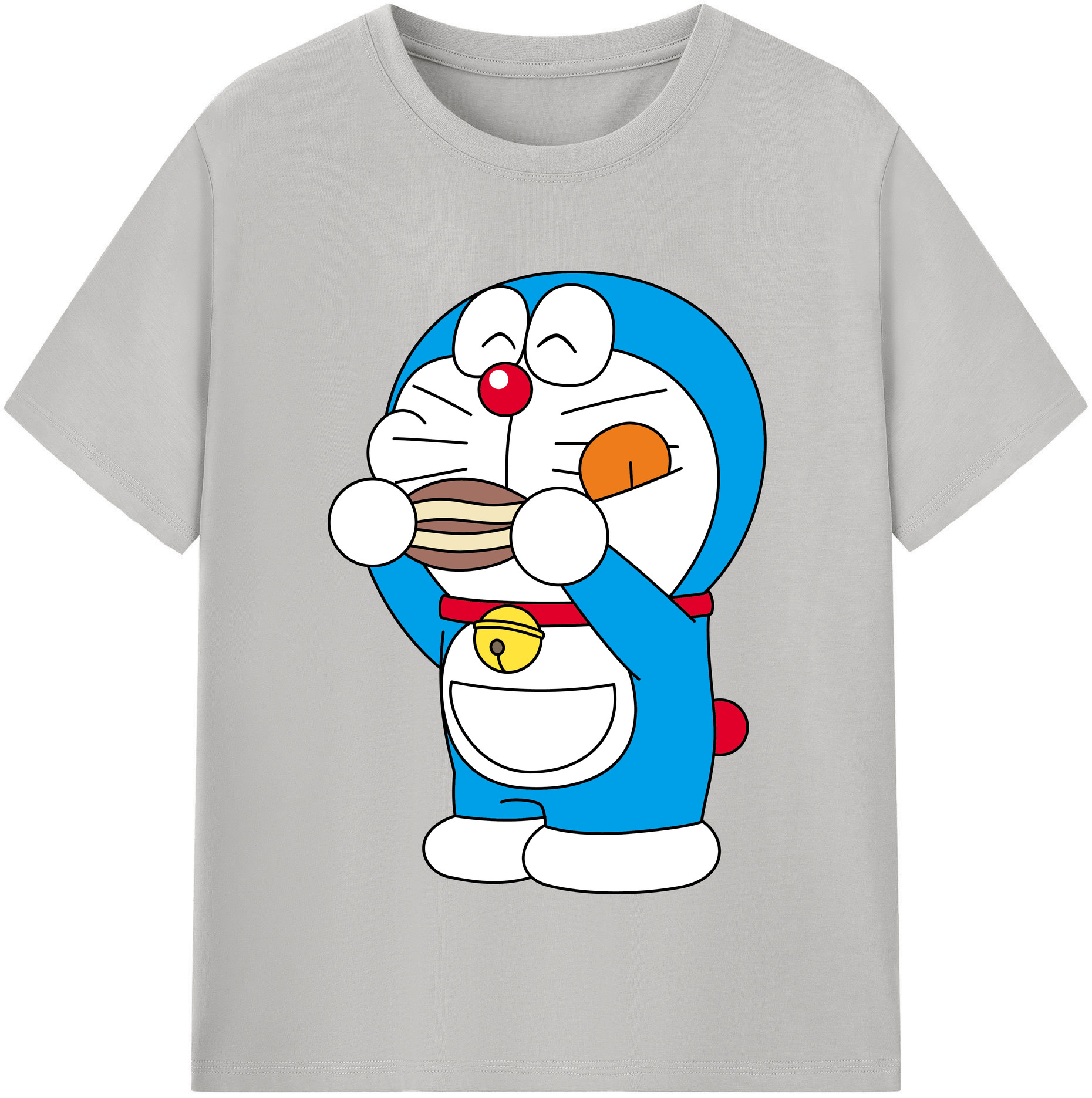 （画像用） ドラえもん Doraemon レディースカジュアルプリントTシャツ（綿100％）