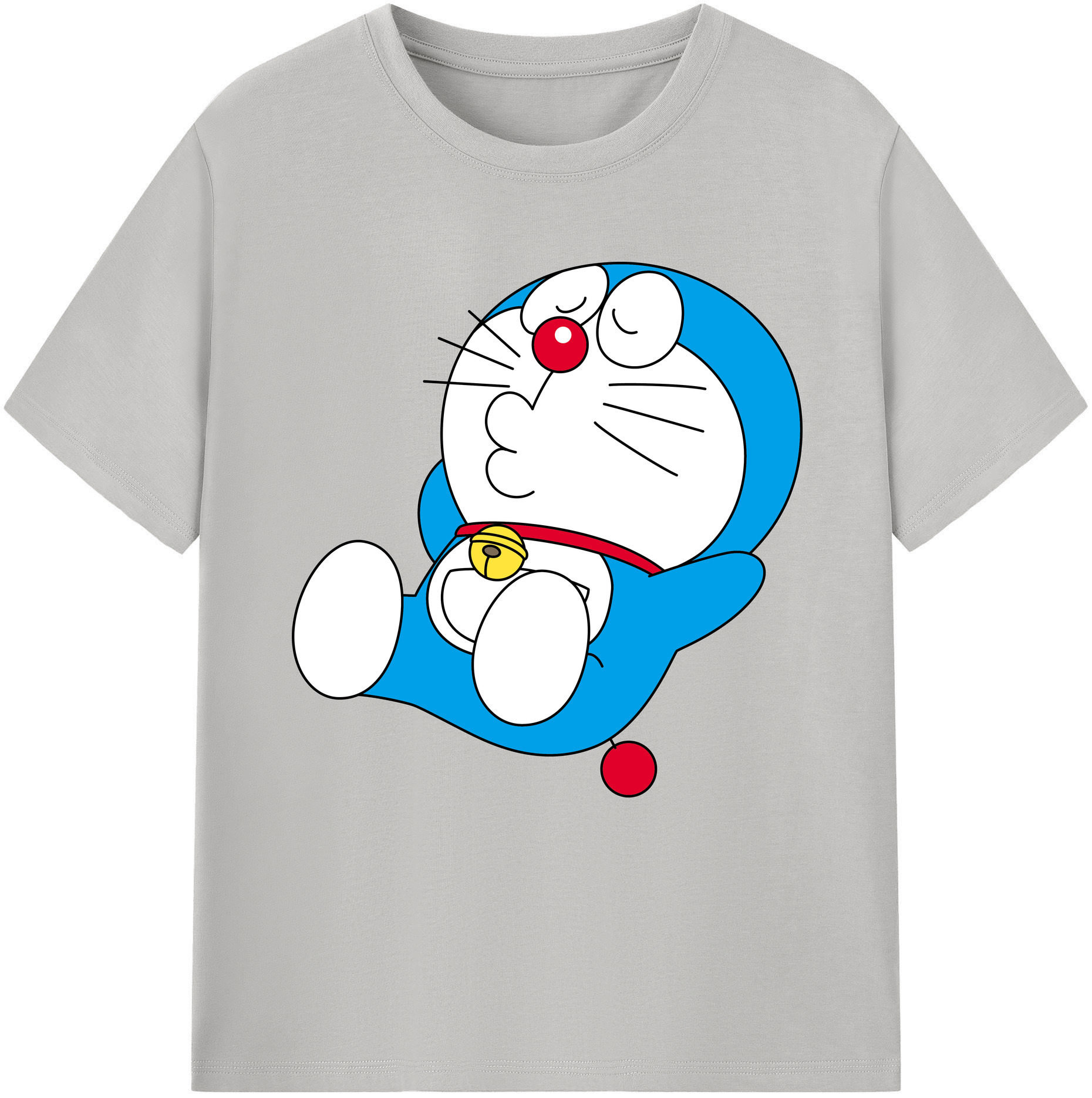 （画像用） ドラえもん Doraemon レディースカジュアルプリントTシャツ（綿100％）