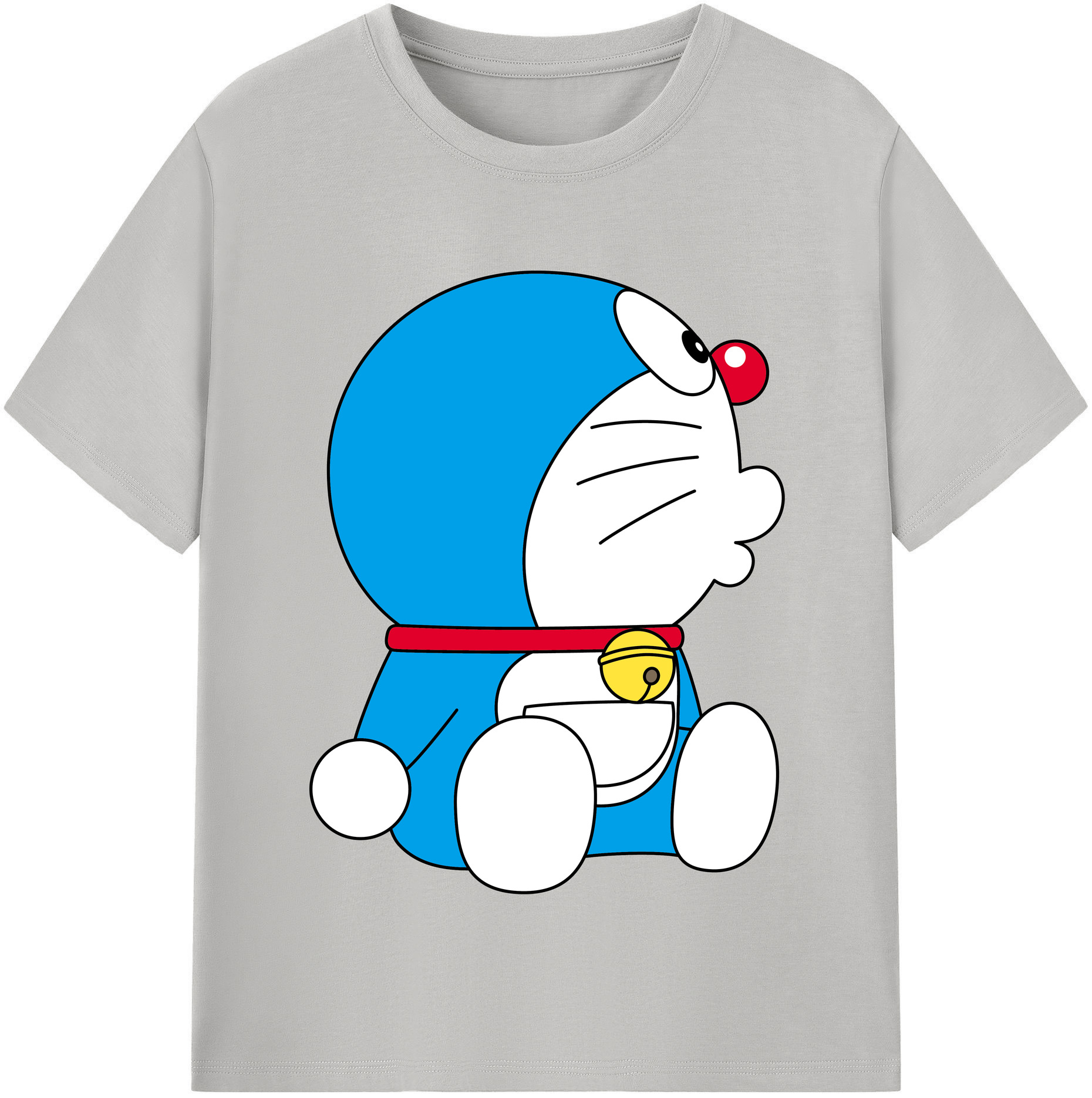 （画像用） ドラえもん Doraemon レディースカジュアルプリントTシャツ（綿100％）