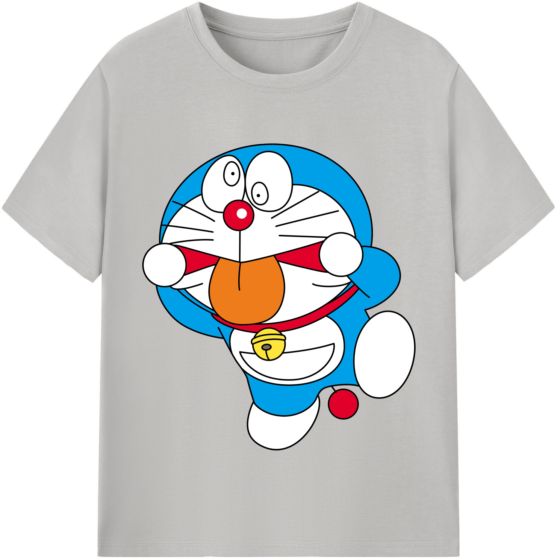 （画像用） ドラえもん Doraemon レディースカジュアルプリントTシャツ（綿100％）