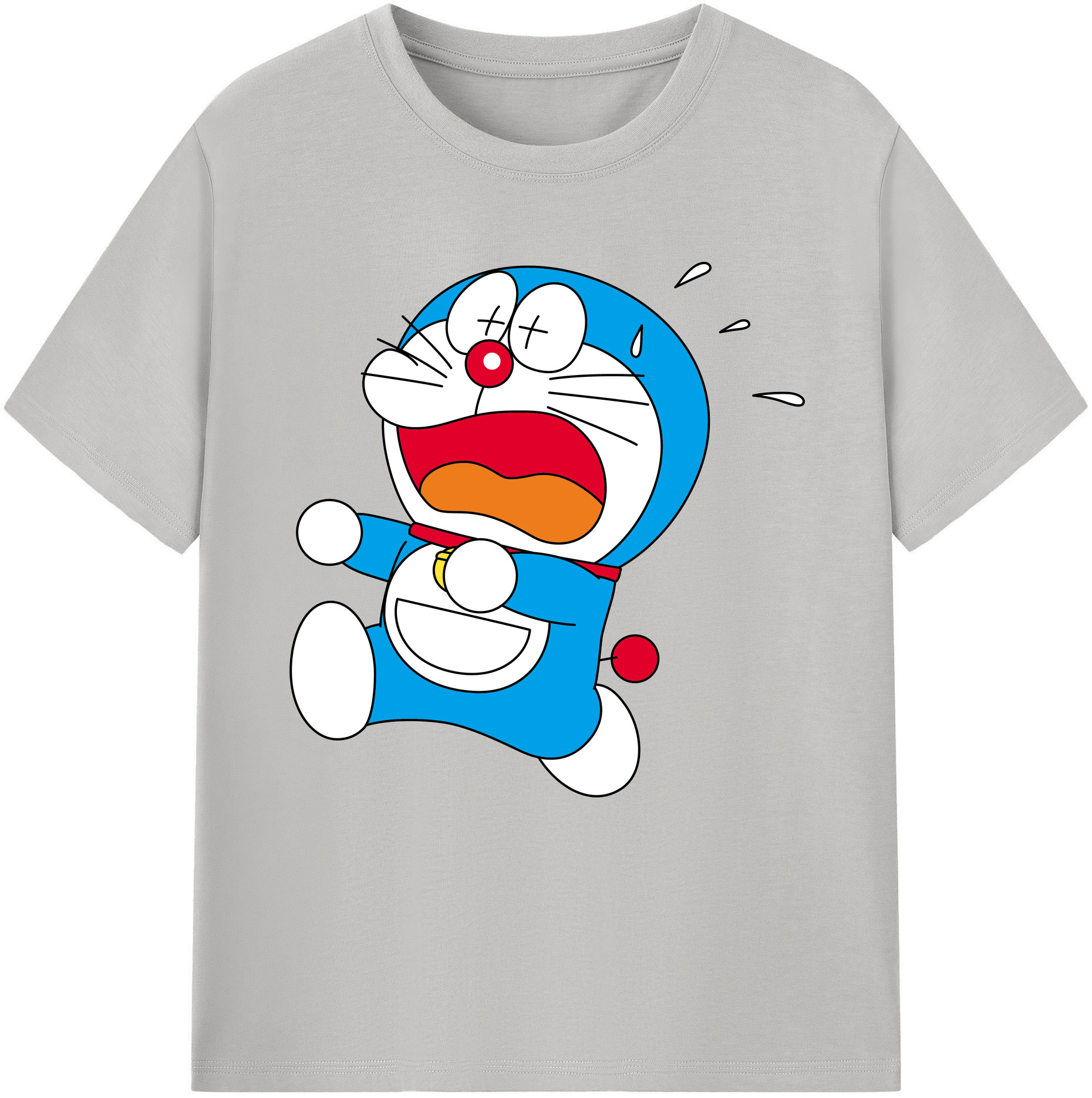 （画像用） ドラえもん Doraemon レディースカジュアルプリントTシャツ（綿100％）
