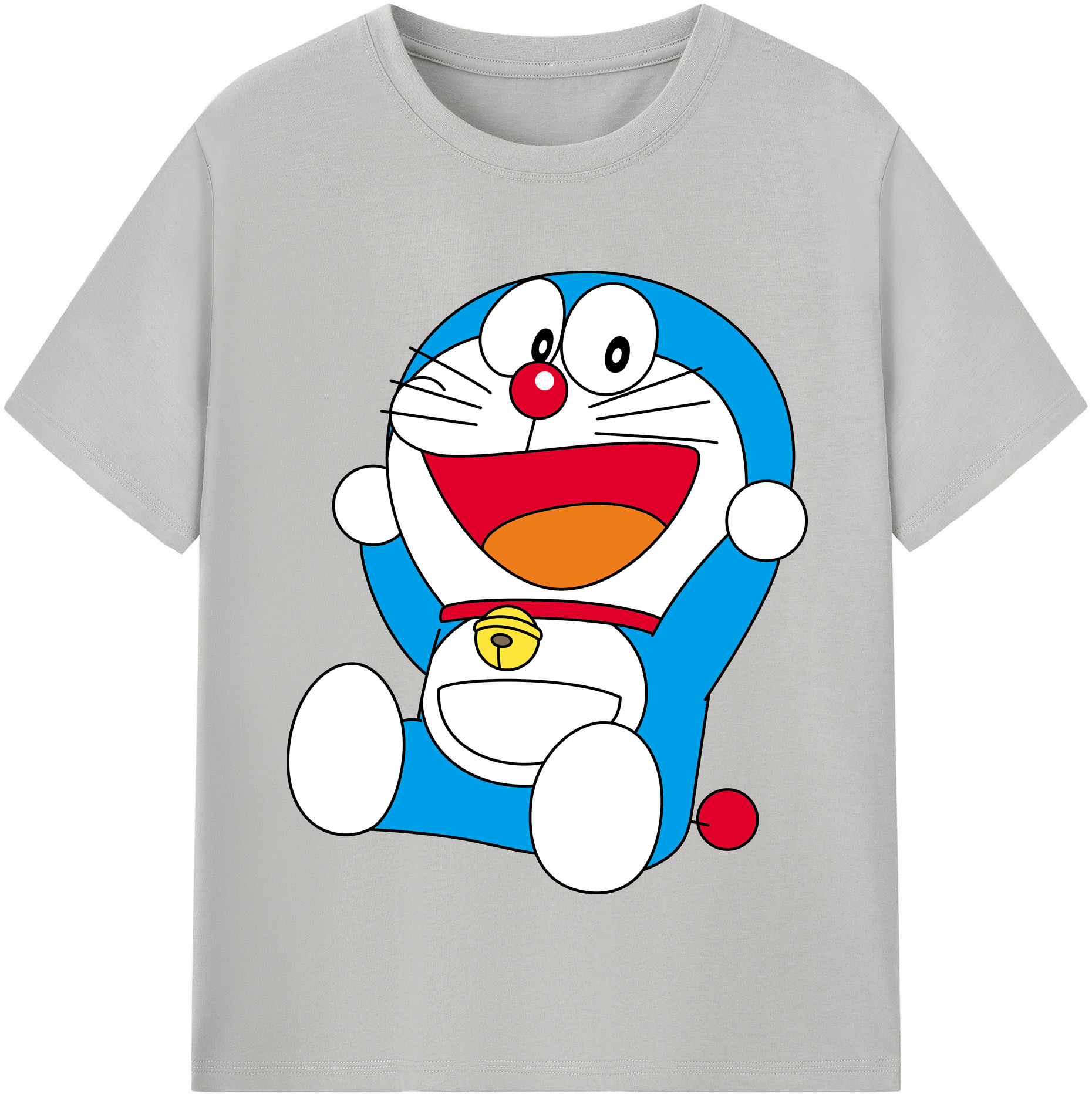 （画像用） ドラえもん Doraemon レディースカジュアルプリントTシャツ（綿100％）