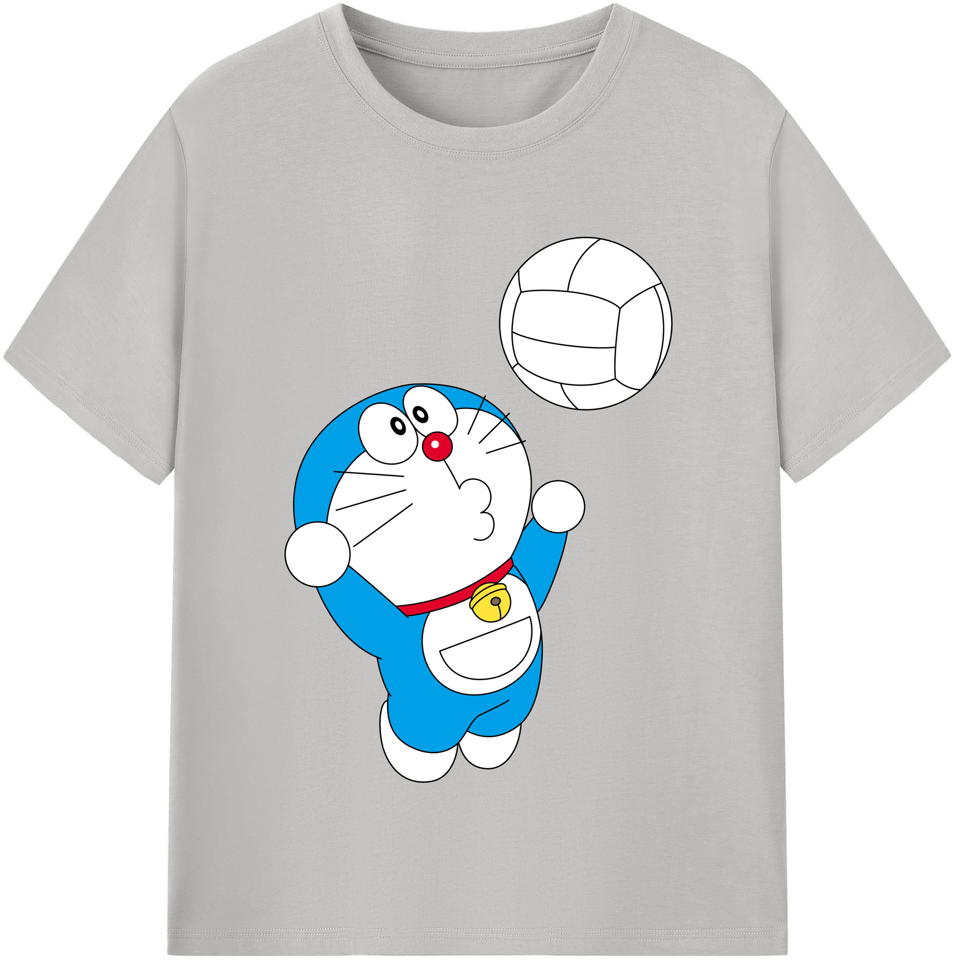 （画像用） ドラえもん Doraemon レディースカジュアルプリントTシャツ（綿100％）