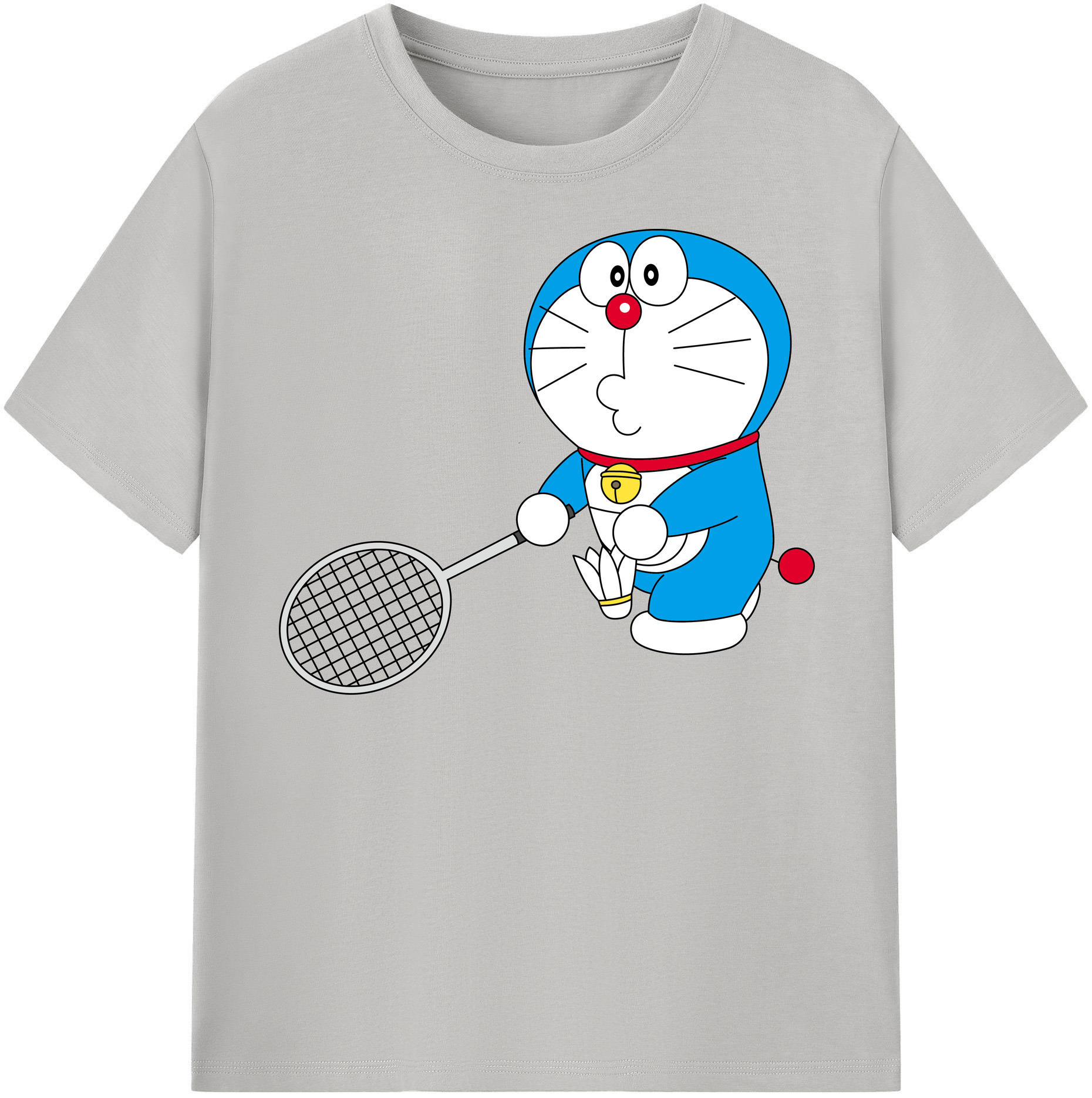 （画像用） ドラえもん Doraemon レディースカジュアルプリントTシャツ（綿100％）