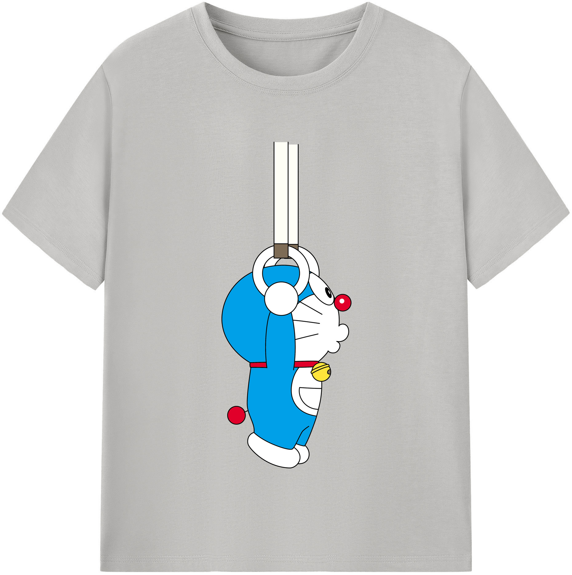 （画像用） ドラえもん Doraemon レディースカジュアルプリントTシャツ（綿100％）