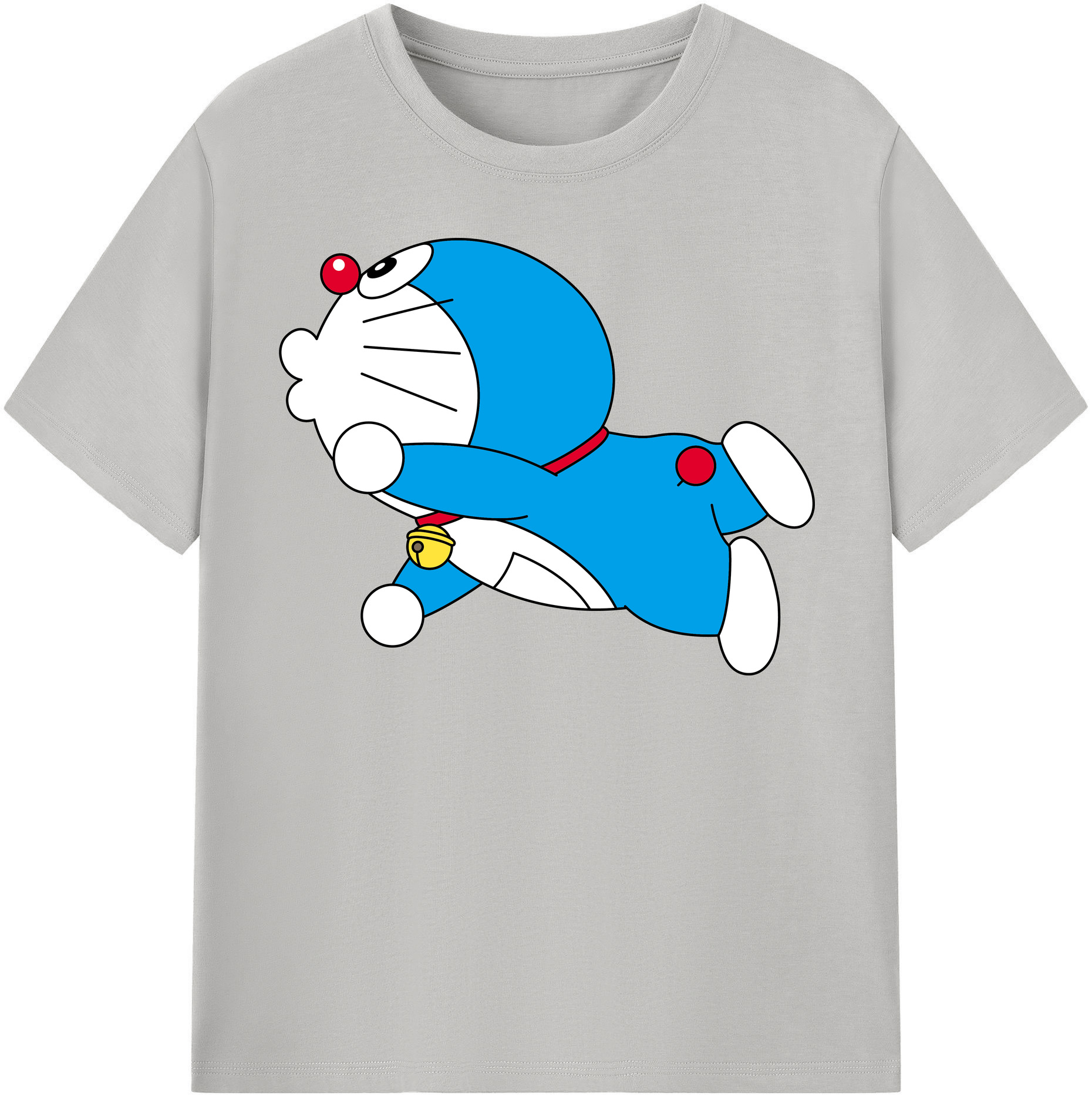 （画像用） ドラえもん Doraemon レディースカジュアルプリントTシャツ（綿100％）