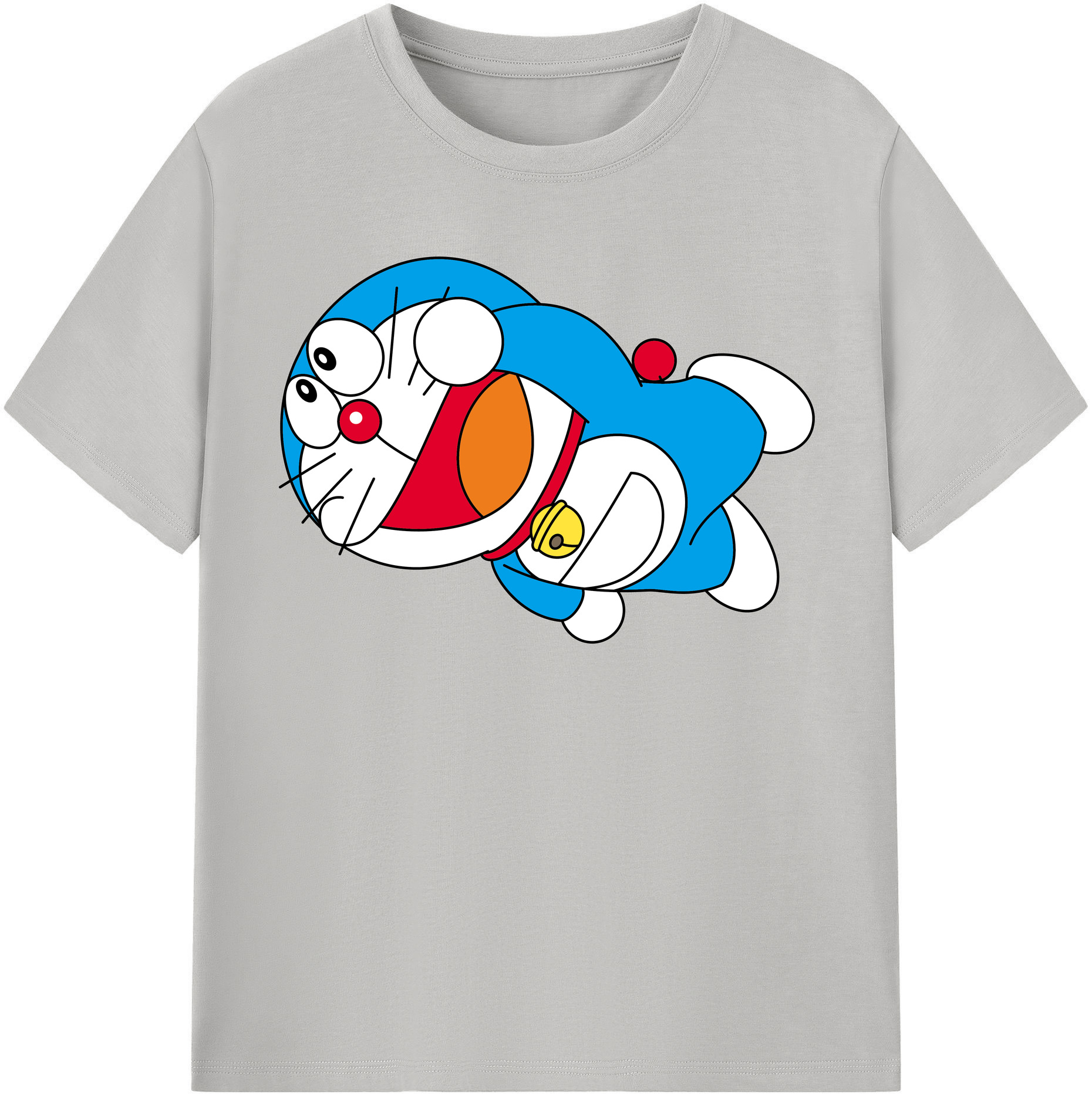 （画像用） ドラえもん Doraemon レディースカジュアルプリントTシャツ（綿100％）