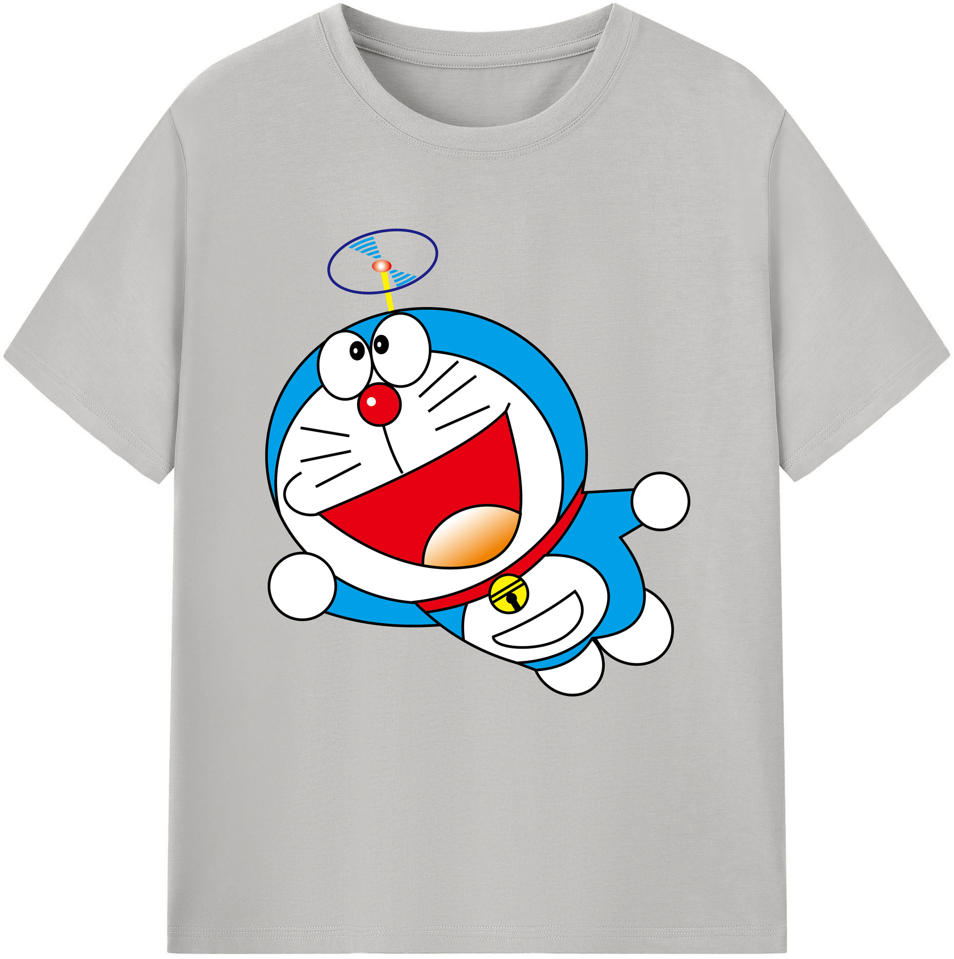 （画像用） ドラえもん Doraemon レディースカジュアルプリントTシャツ（綿100％）
