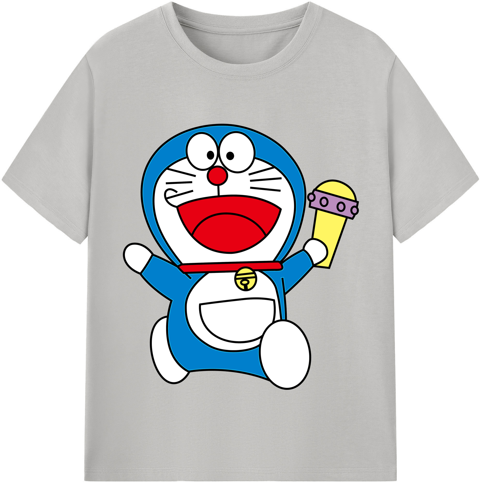 （画像用） ドラえもん Doraemon レディースカジュアルプリントTシャツ（綿100％）