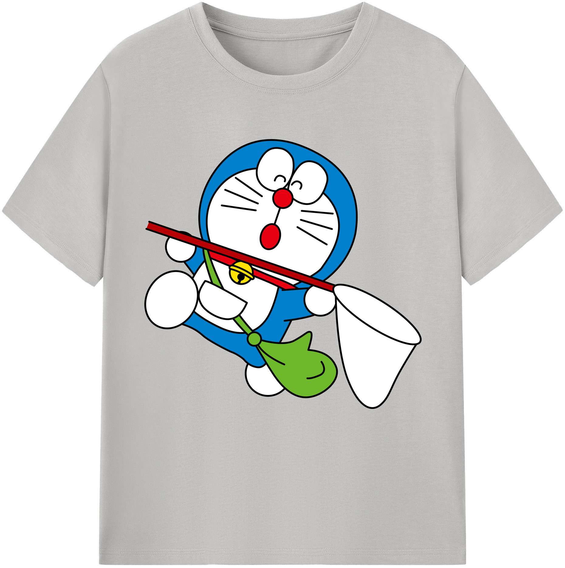 （画像用） ドラえもん Doraemon レディースカジュアルプリントTシャツ（綿100％）