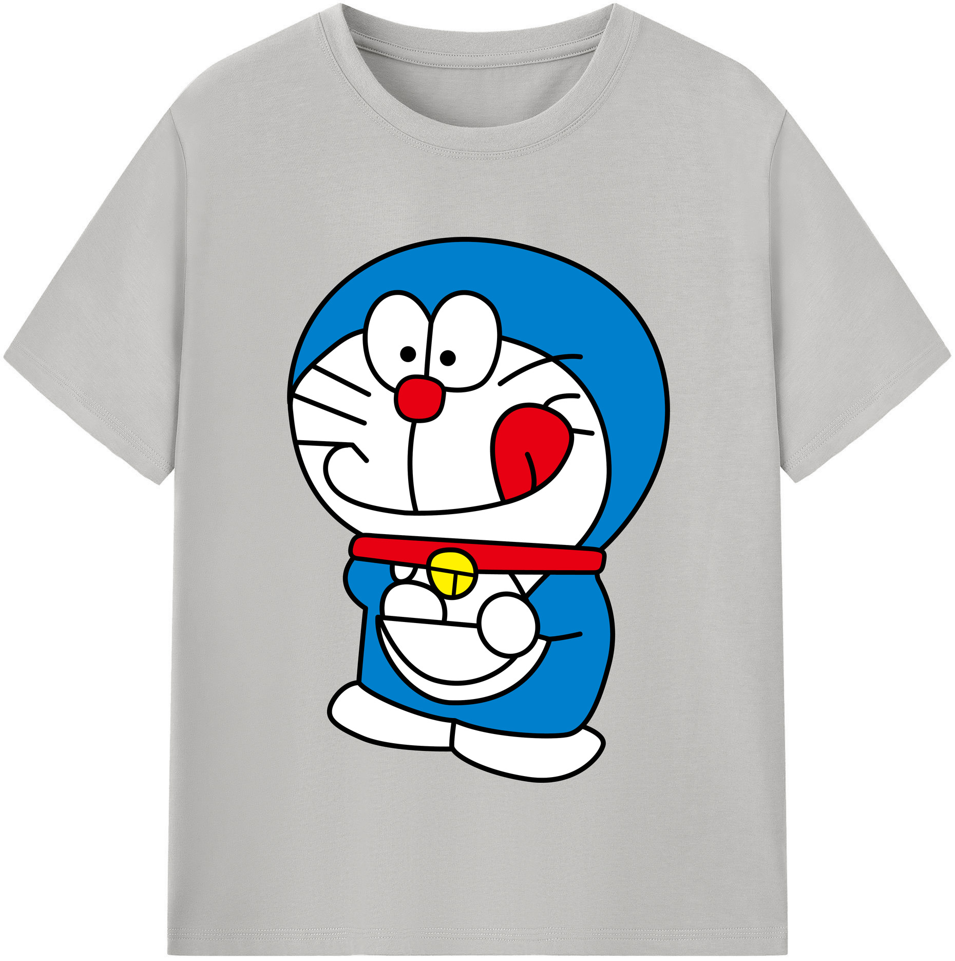 （画像用） ドラえもん Doraemon レディースカジュアルプリントTシャツ（綿100％）