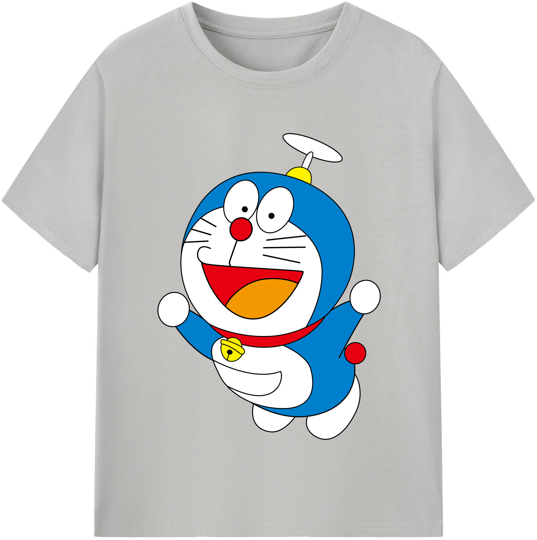 （画像用） ドラえもん Doraemon レディースカジュアルプリントTシャツ（綿100％）
