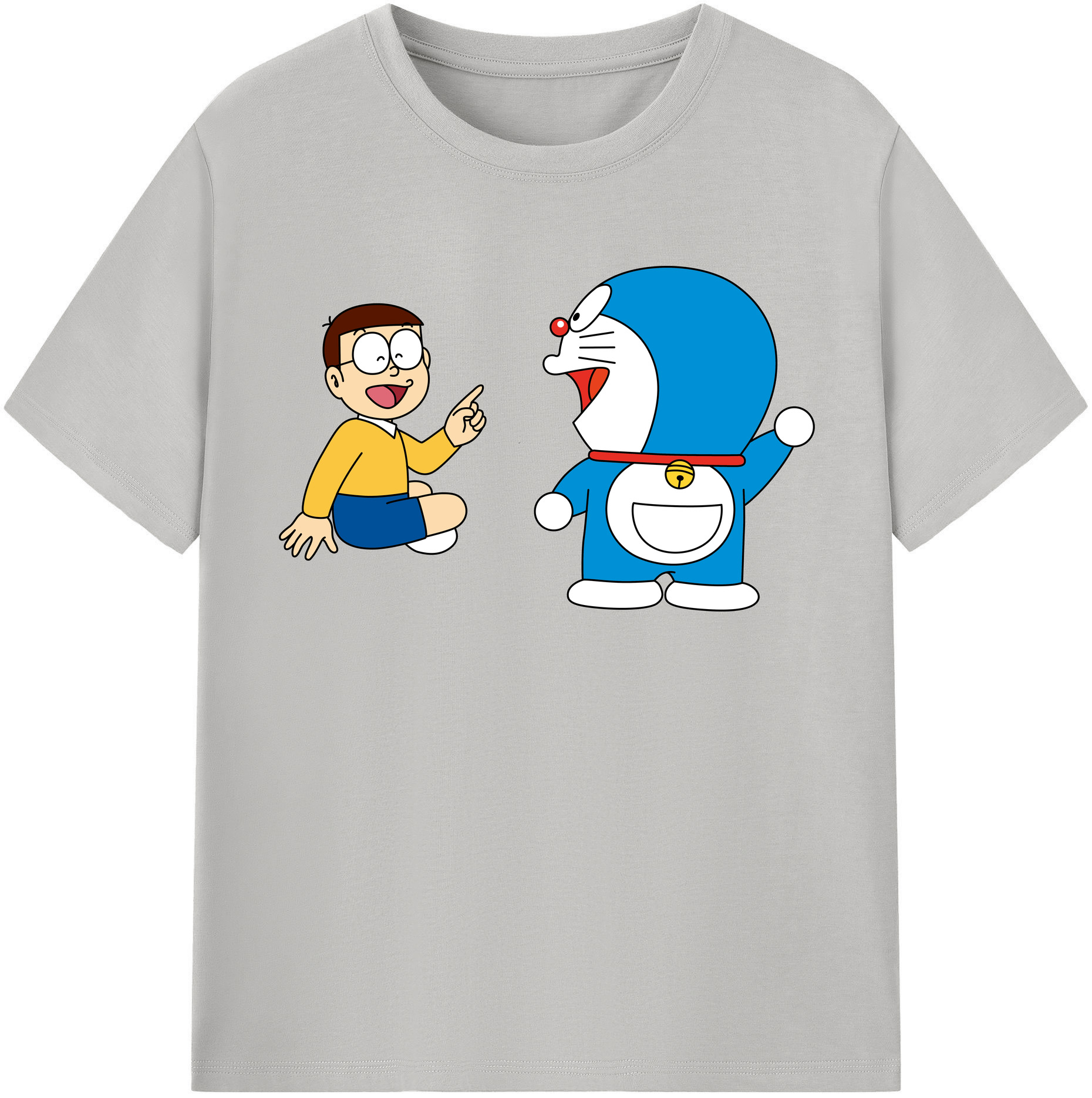 （画像用） ドラえもん Doraemon レディースカジュアルプリントTシャツ（綿100％）