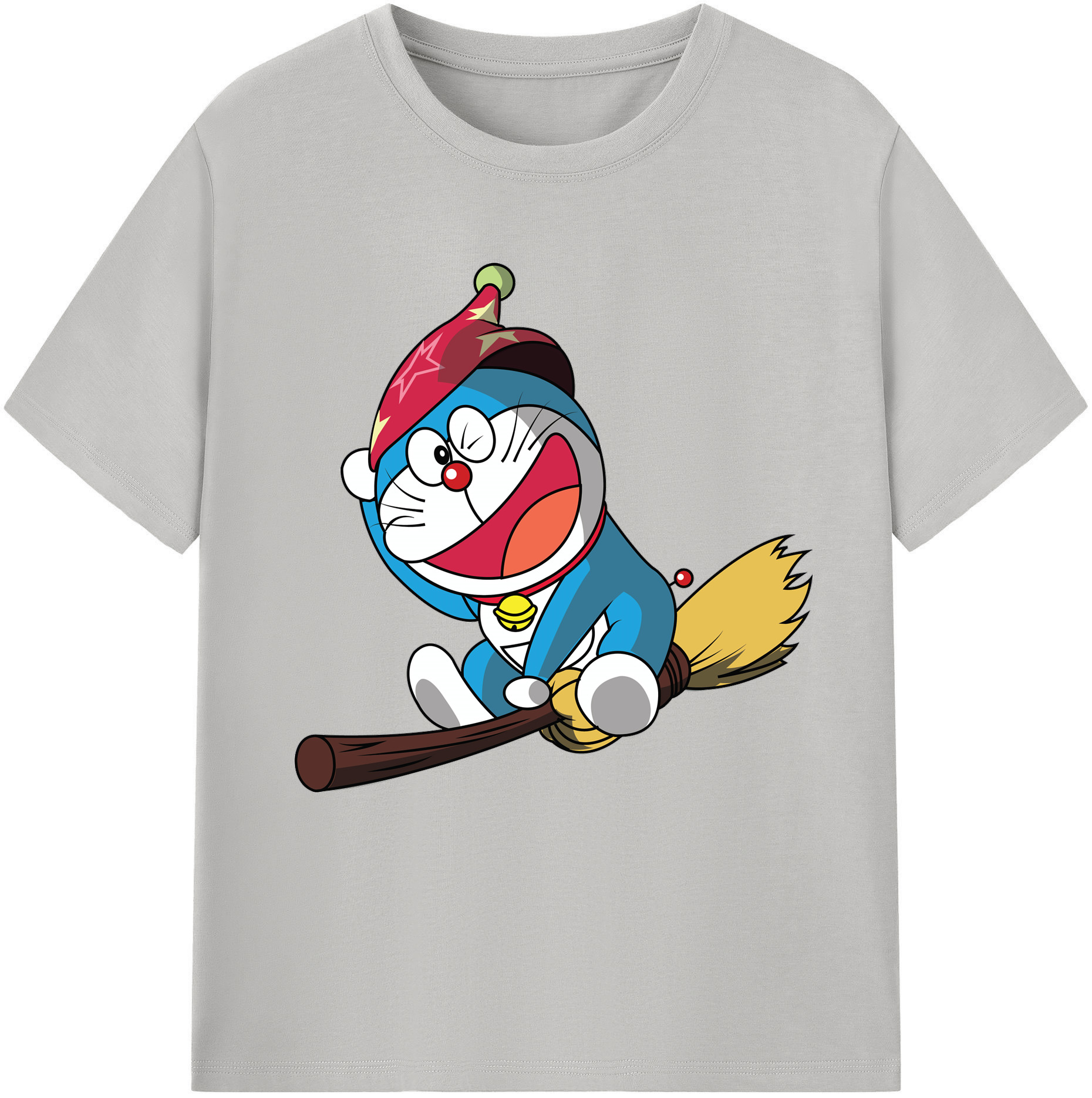 （画像用） ドラえもん Doraemon レディースカジュアルプリントTシャツ（綿100％）
