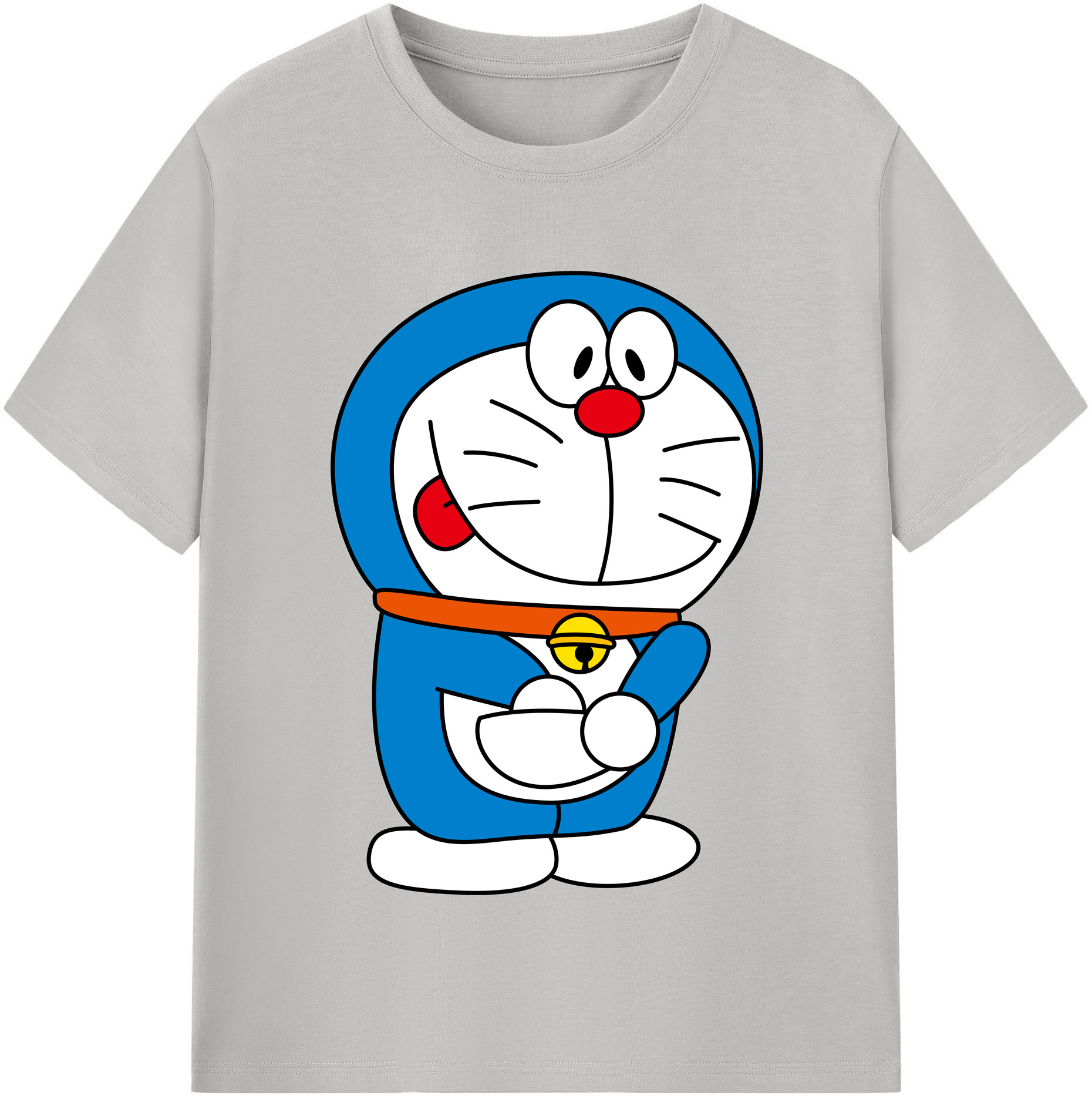 （画像用） ドラえもん Doraemon レディースカジュアルプリントTシャツ（綿100％）