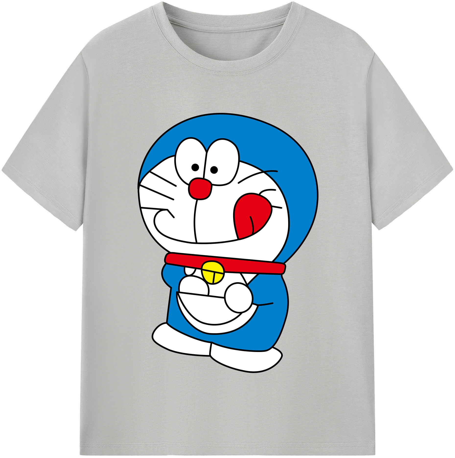 （画像用） ドラえもん Doraemon レディースカジュアルプリントTシャツ（綿100％）