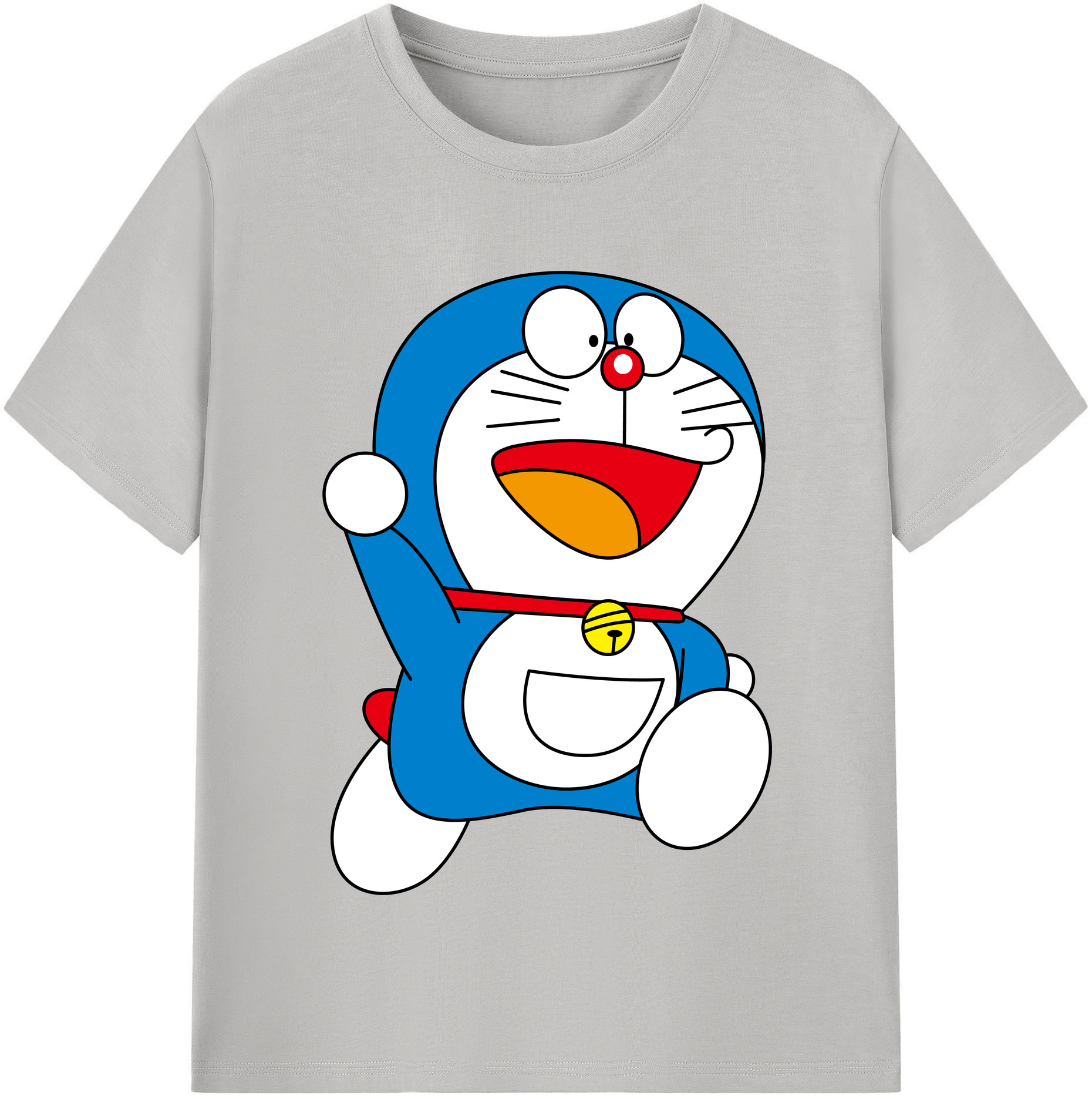 （画像用） ドラえもん Doraemon レディースカジュアルプリントTシャツ（綿100％）