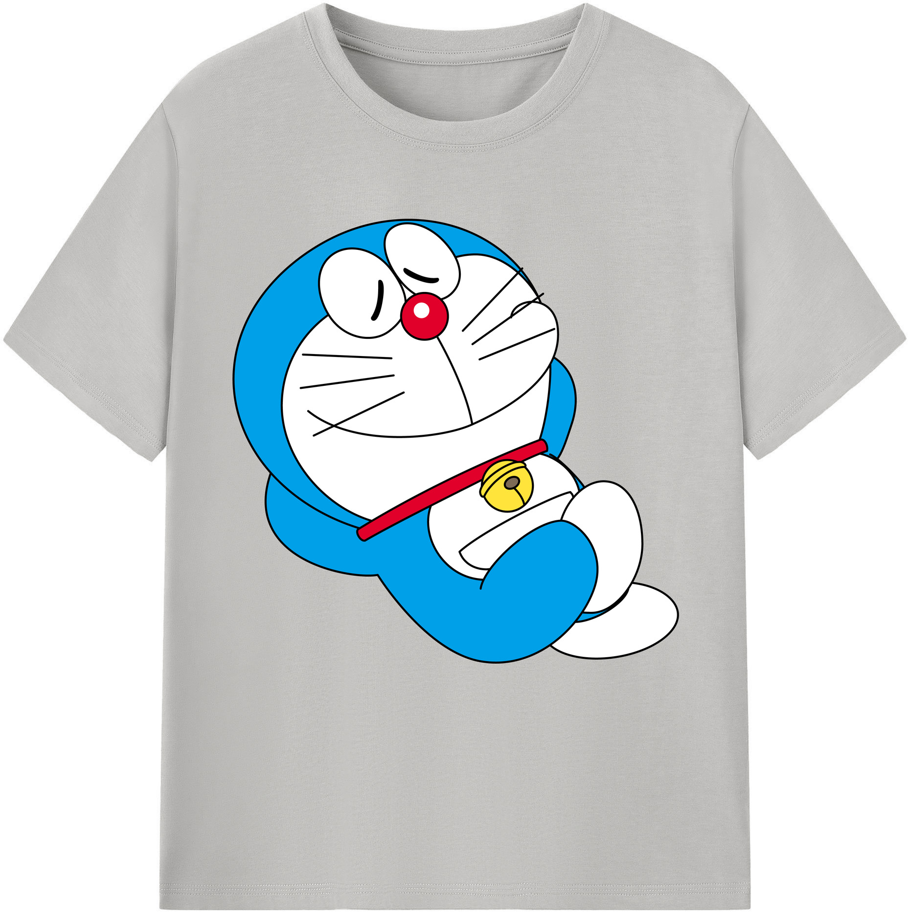 （画像用） ドラえもん Doraemon レディースカジュアルプリントTシャツ（綿100％）
