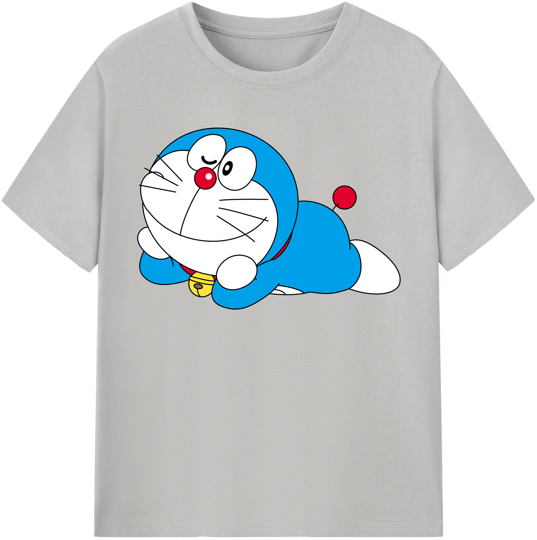 （画像用） ドラえもん Doraemon レディースカジュアルプリントTシャツ（綿100％）