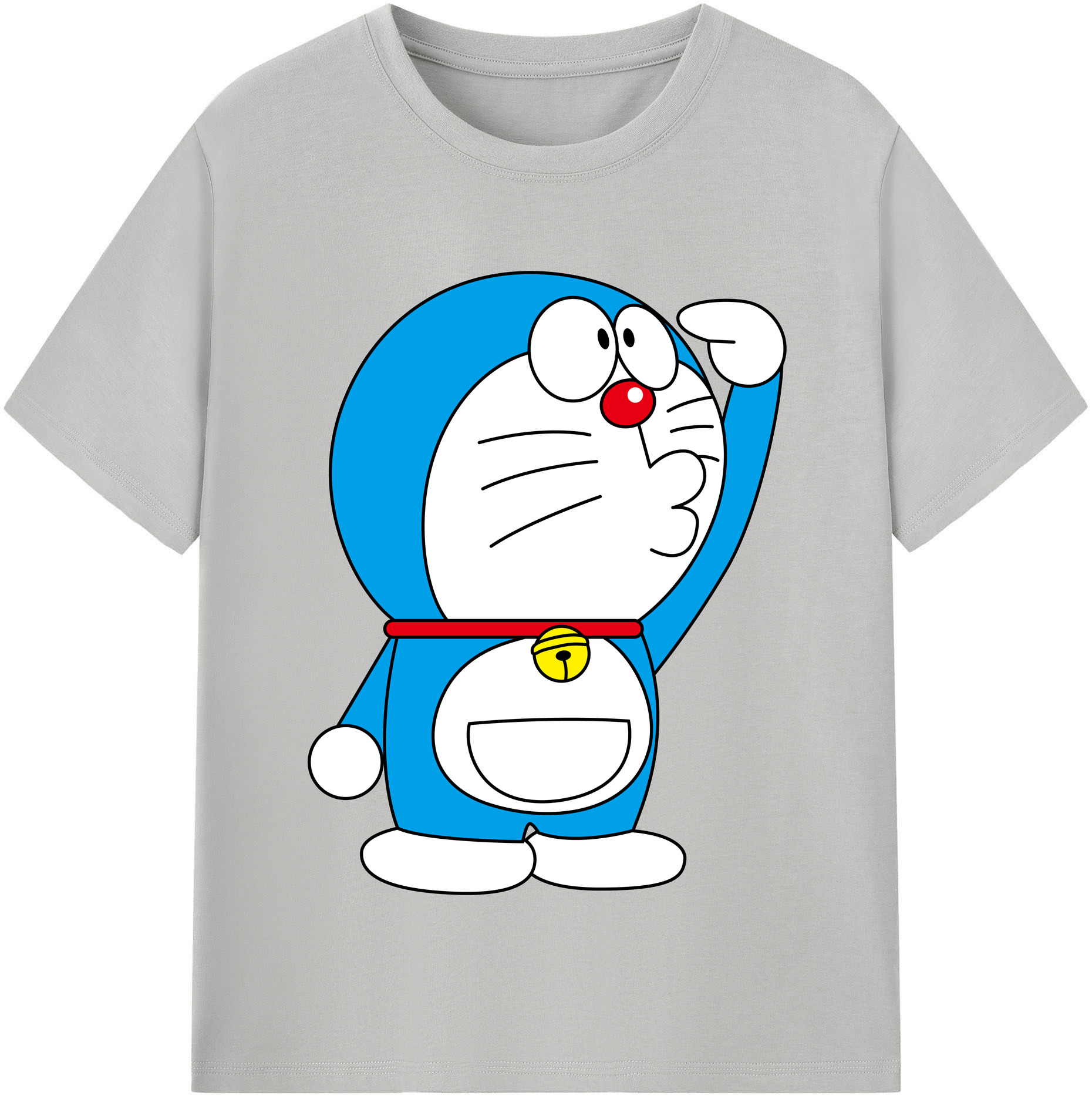 （画像用） ドラえもん Doraemon レディースカジュアルプリントTシャツ（綿100％）