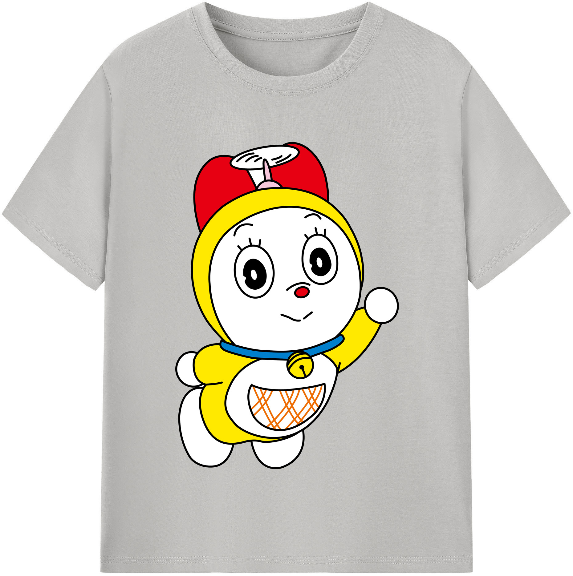 （画像用） ドラえもん ドラミ Doraemon Dorami レディースカジュアルプリントTシャツ（綿100％）