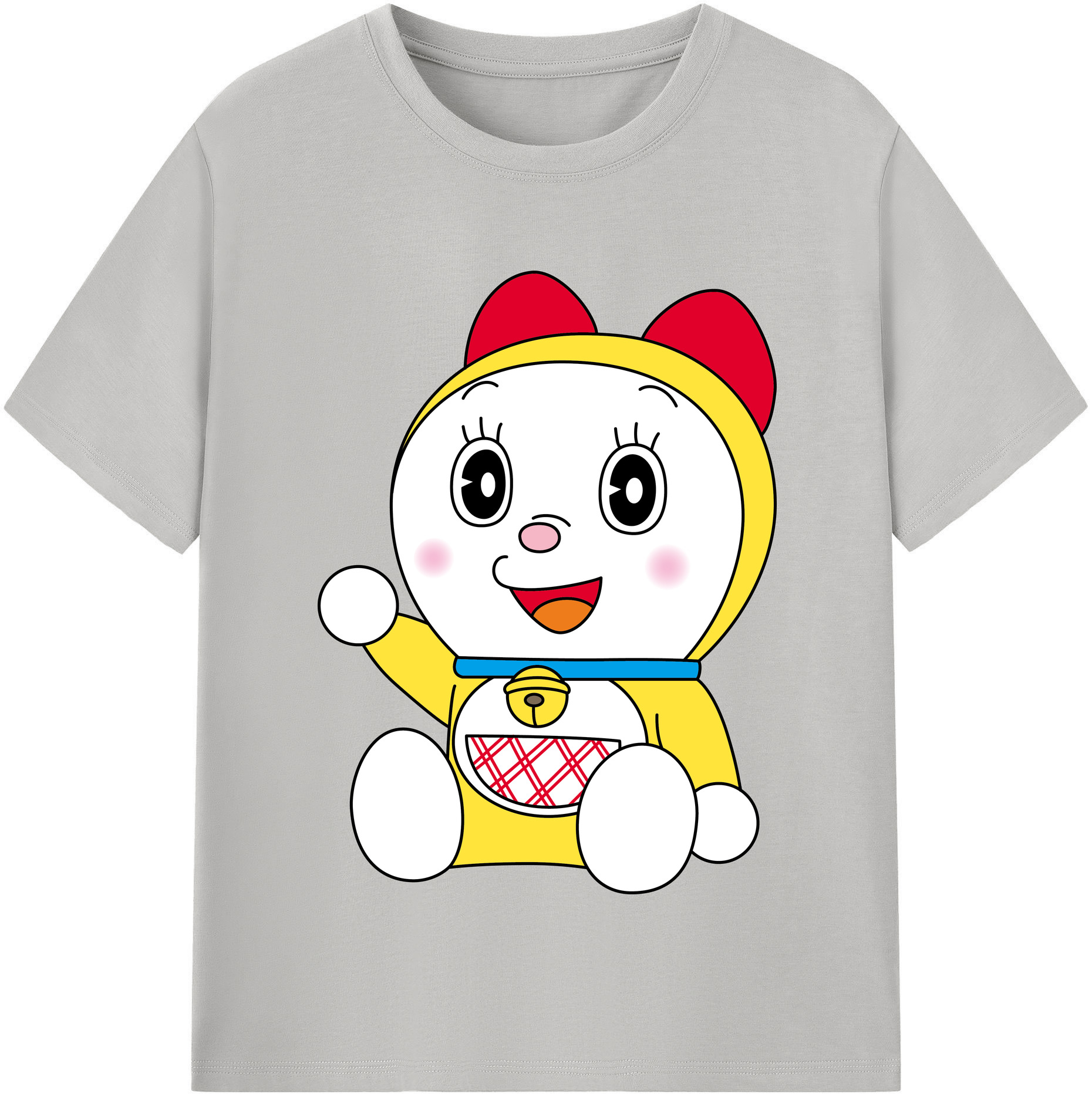 （画像用） ドラえもん ドラミ Doraemon Dorami レディースカジュアルプリントTシャツ（綿100％）