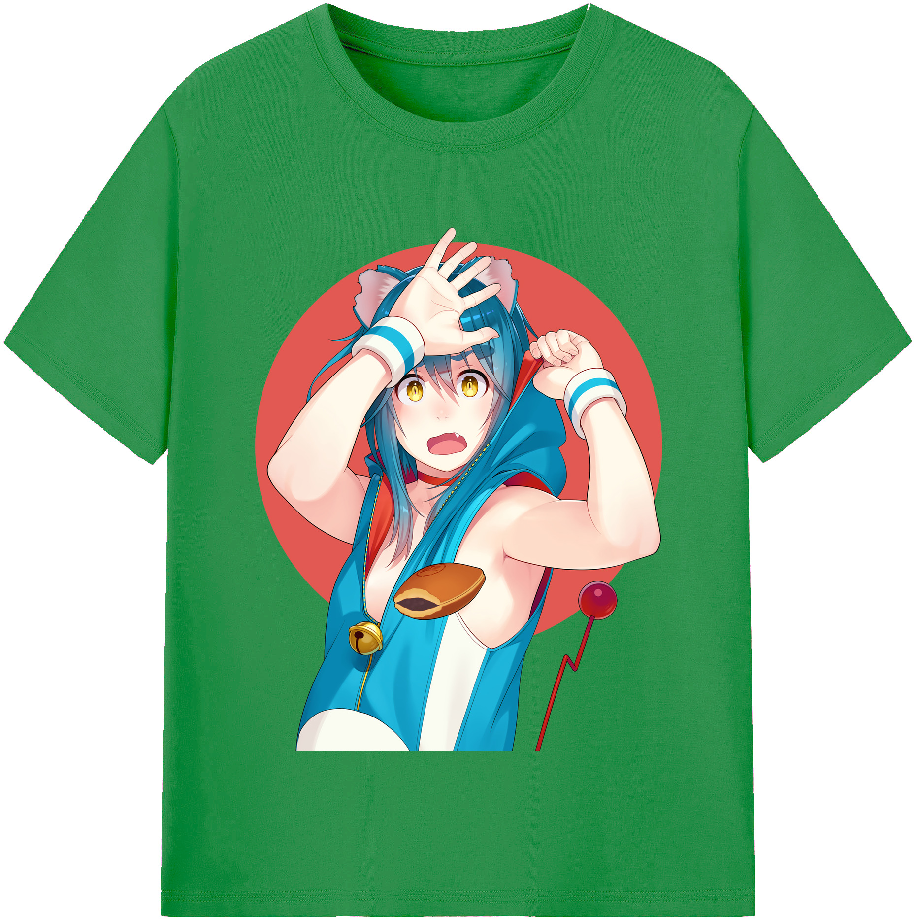 （画像用） ドラえもん Doraemon レディースカジュアルプリントTシャツ（綿100％）