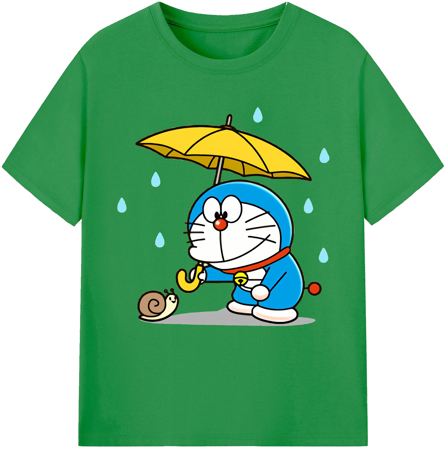 （画像用） ドラえもん Doraemon レディースカジュアルプリントTシャツ（綿100％）