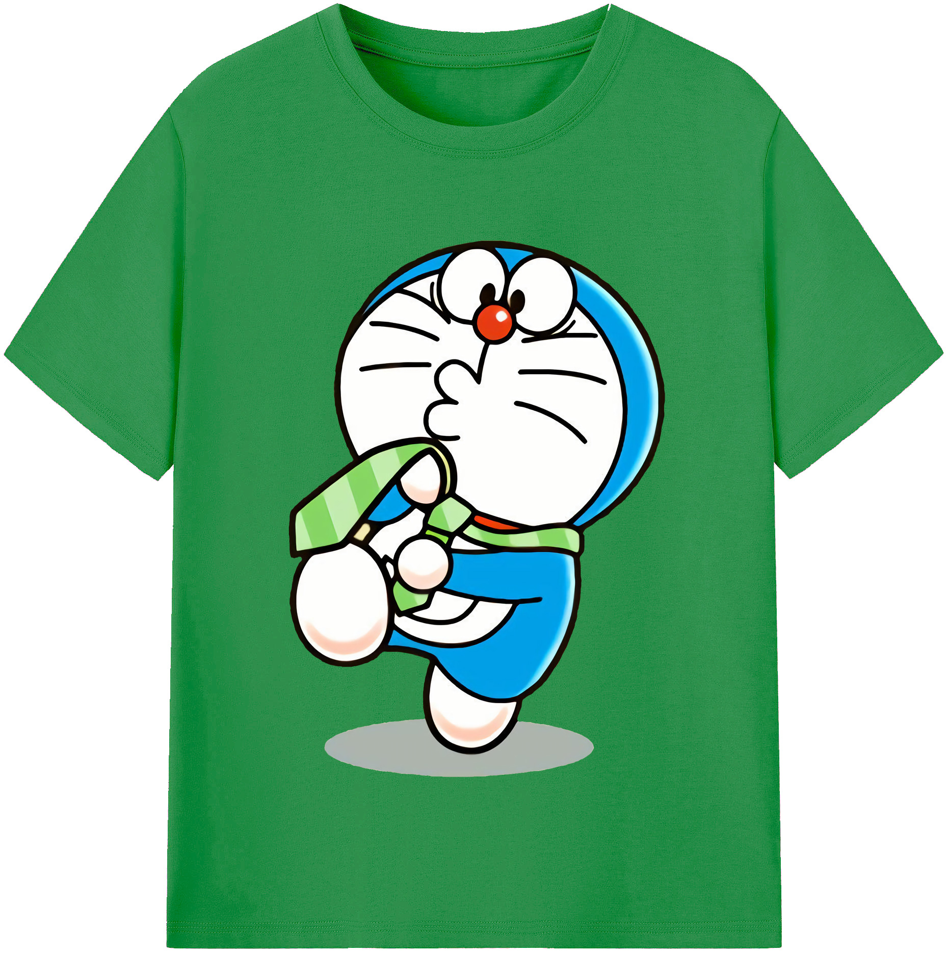 （画像用） ドラえもん Doraemon レディースカジュアルプリントTシャツ（綿100％）