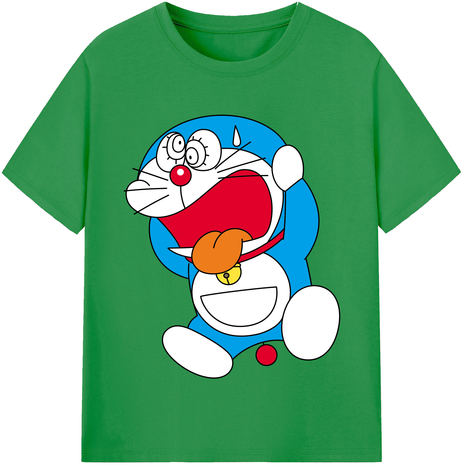 （画像用） ドラえもん Doraemon レディースカジュアルプリントTシャツ（綿100％）