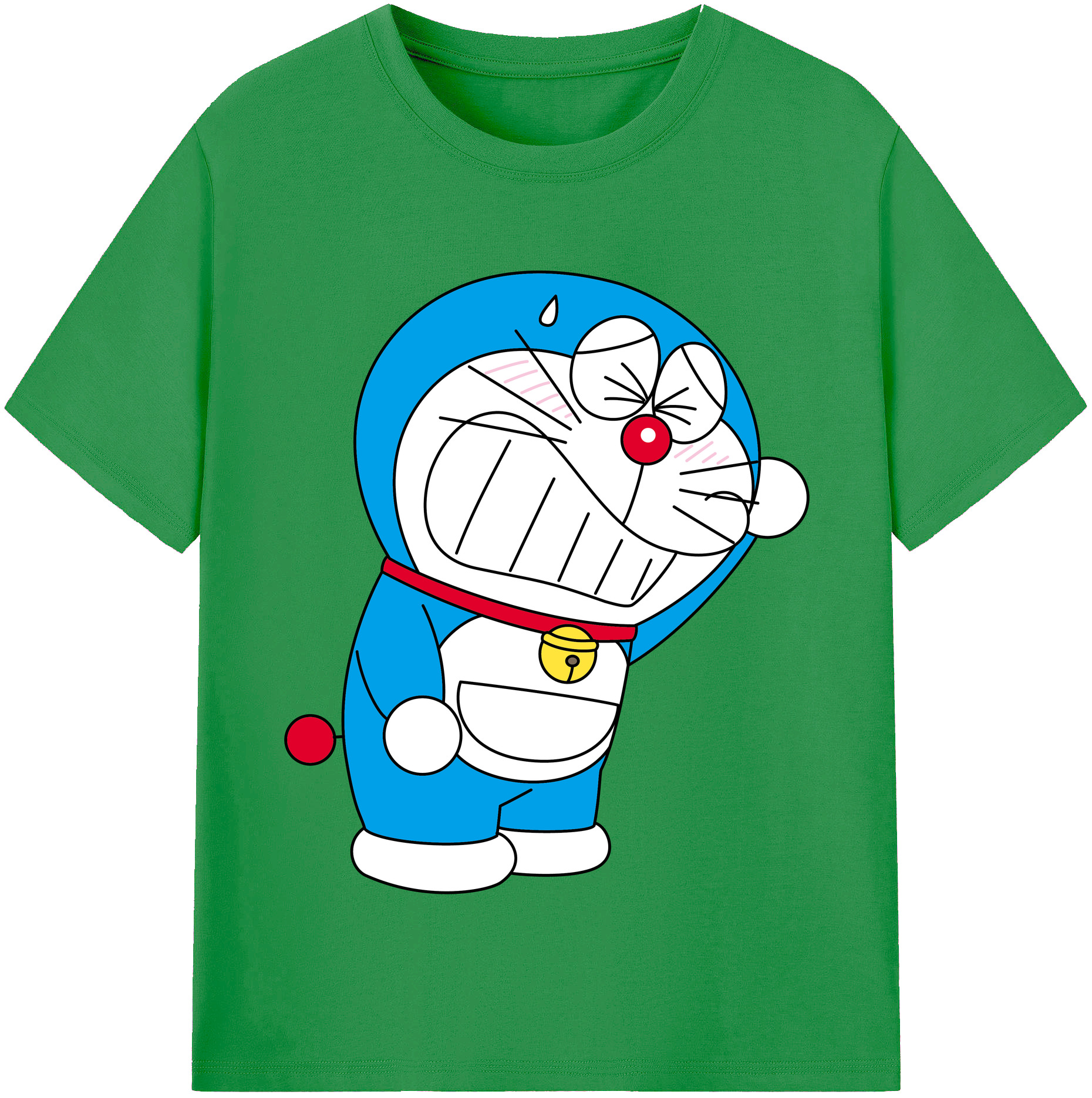 （画像用） ドラえもん Doraemon レディースカジュアルプリントTシャツ（綿100％）