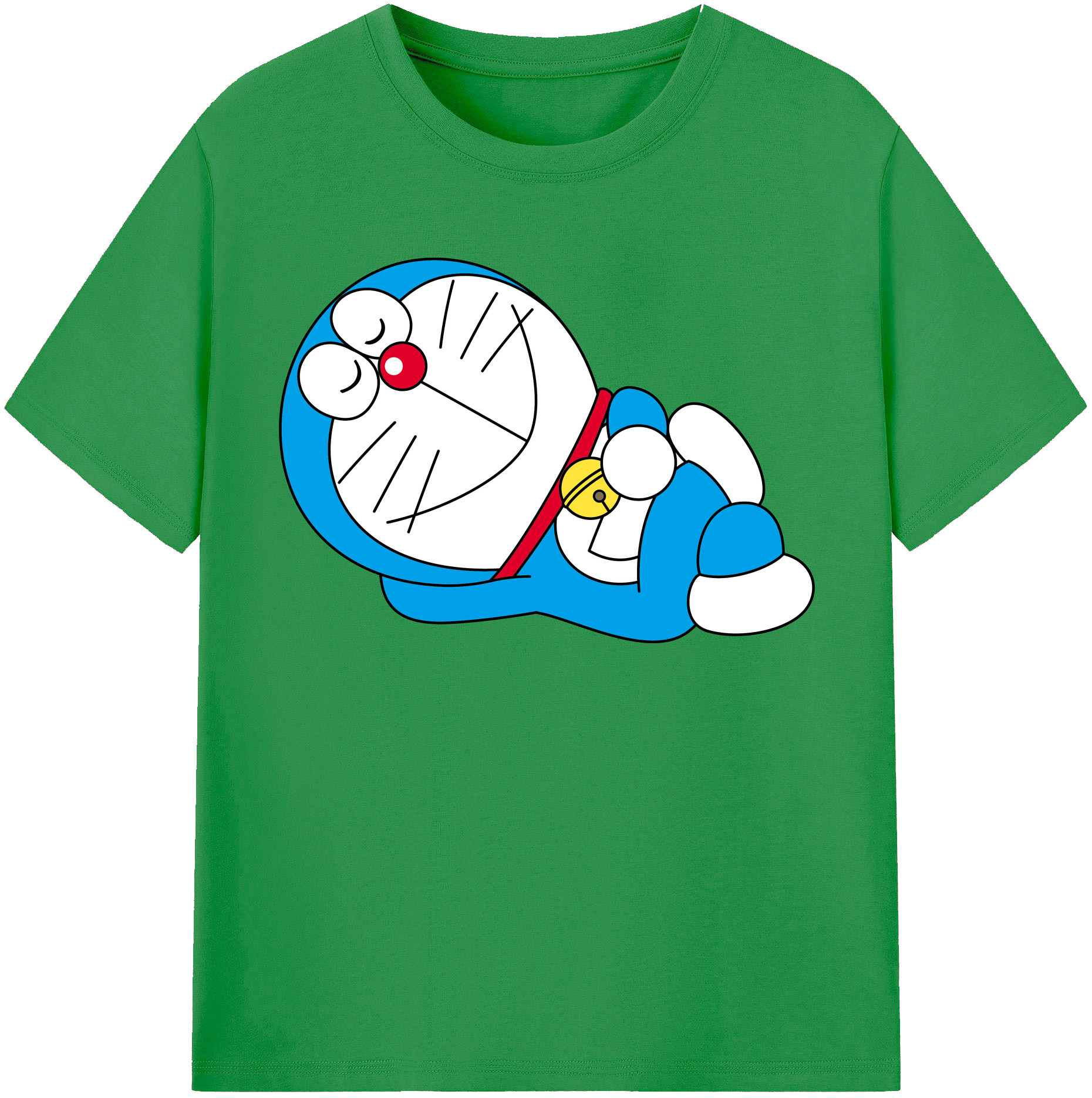 （画像用） ドラえもん Doraemon レディースカジュアルプリントTシャツ（綿100％）