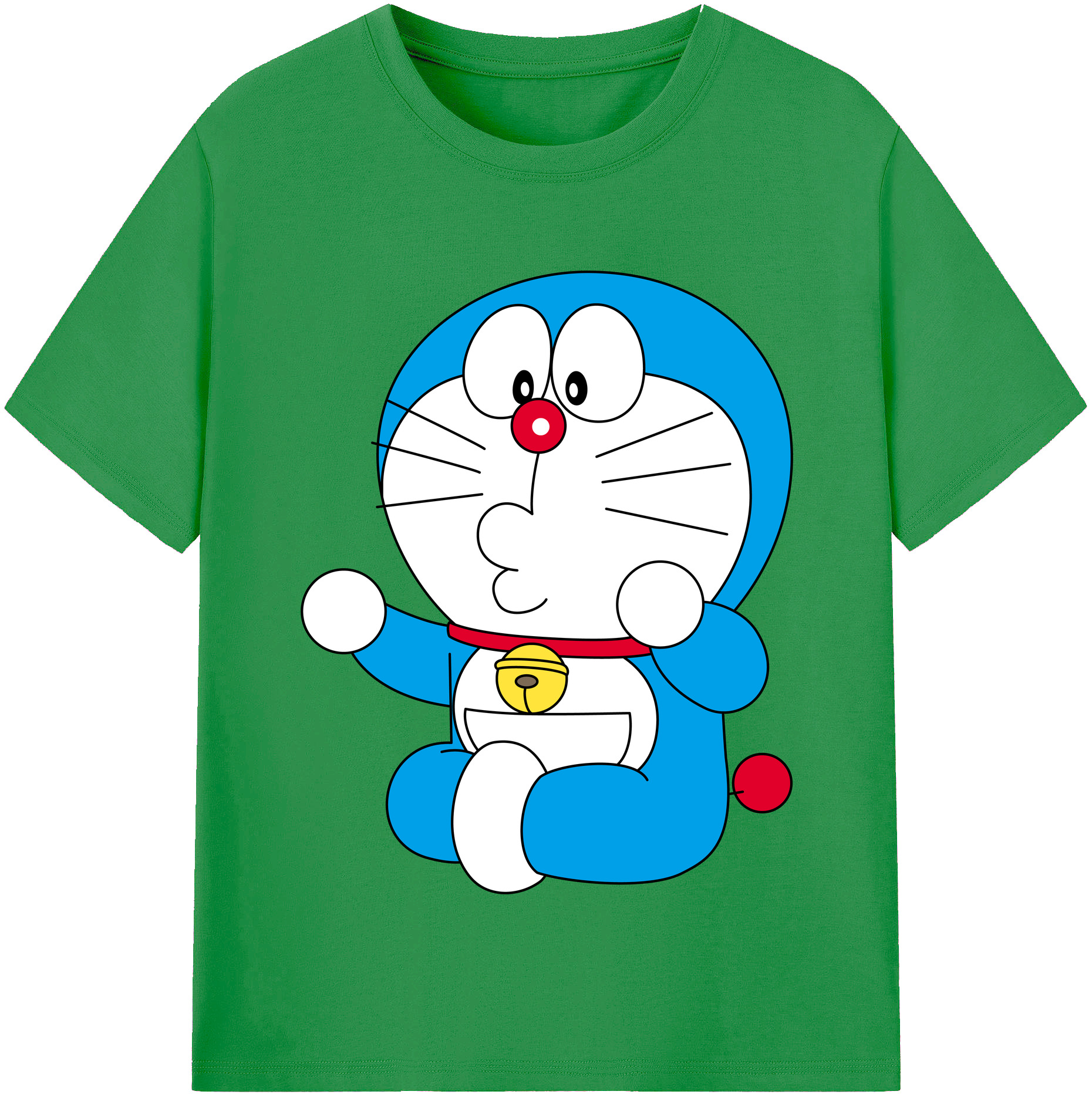 （画像用） ドラえもん Doraemon レディースカジュアルプリントTシャツ（綿100％）
