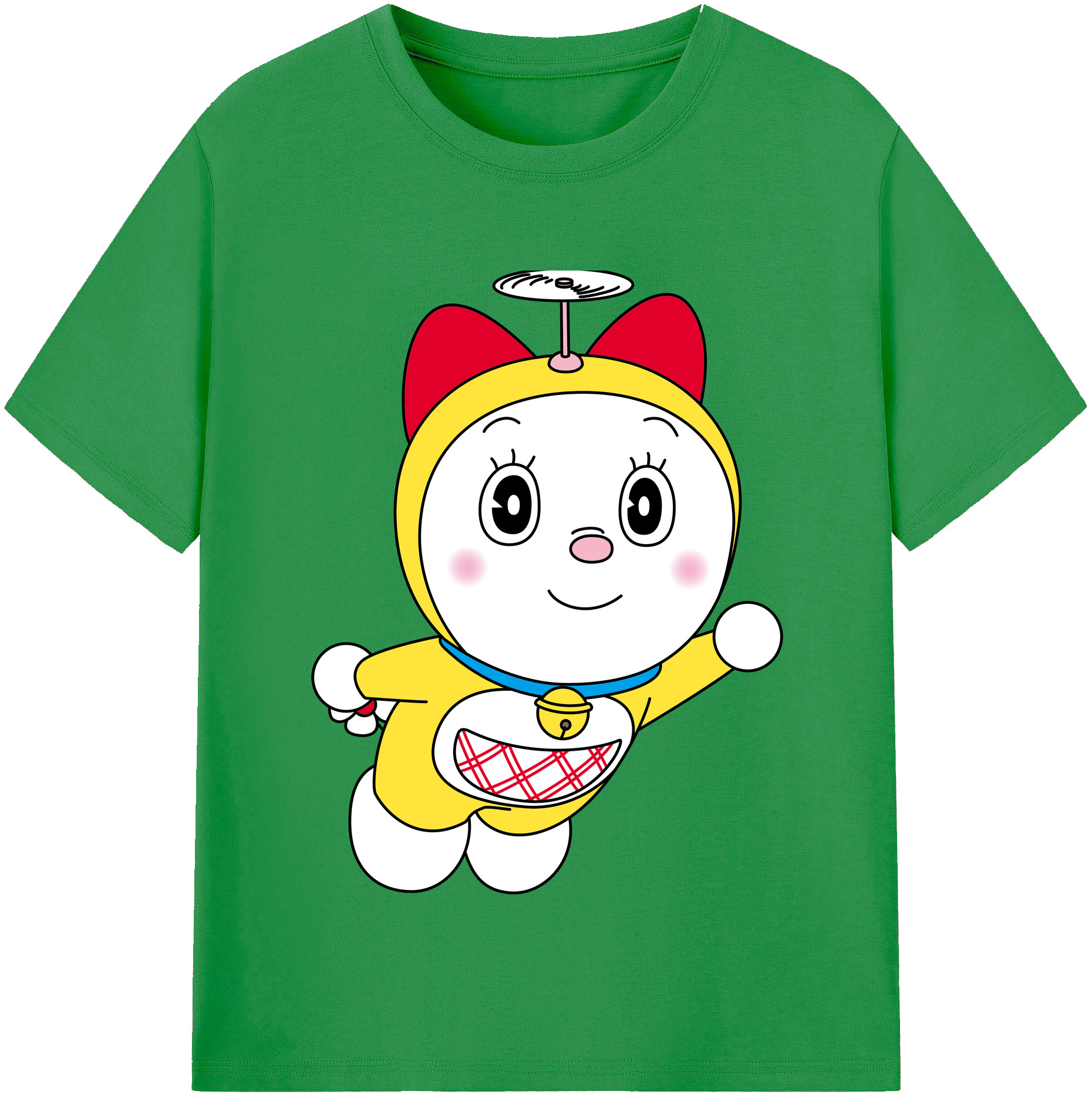 （画像用） ドラえもん ドラミ Doraemon Dorami レディースカジュアルプリントTシャツ（綿100％）